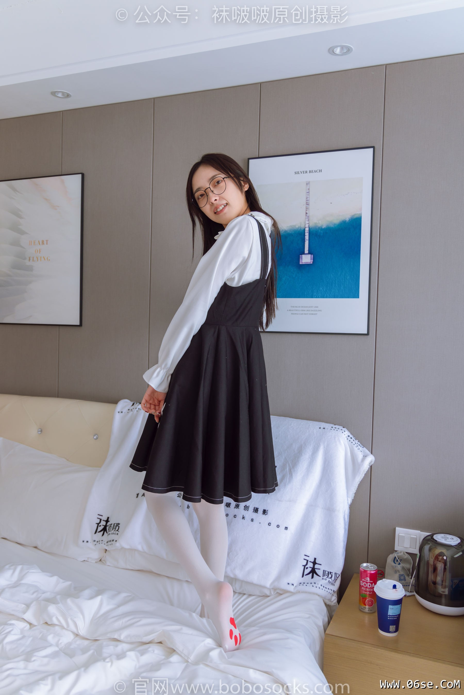 图片[30]-BoBoSocks袜啵啵 No.177 稚予-皮鞋、厚白丝（脚底猫爪印款）[140P]-六色网