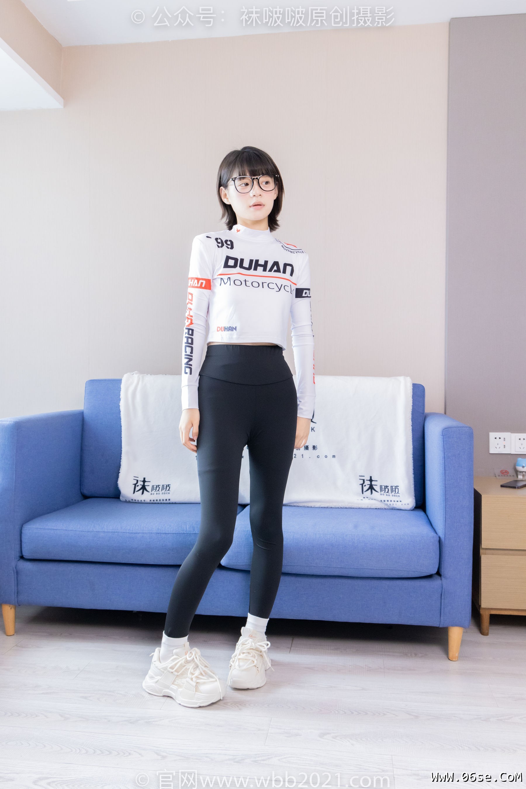 图片[69]-BoBoSocks袜啵啵 No.410 糯米 -运动鞋、白棉袜、肉丝、瑜伽裤裤里丝[145P]-六色网
