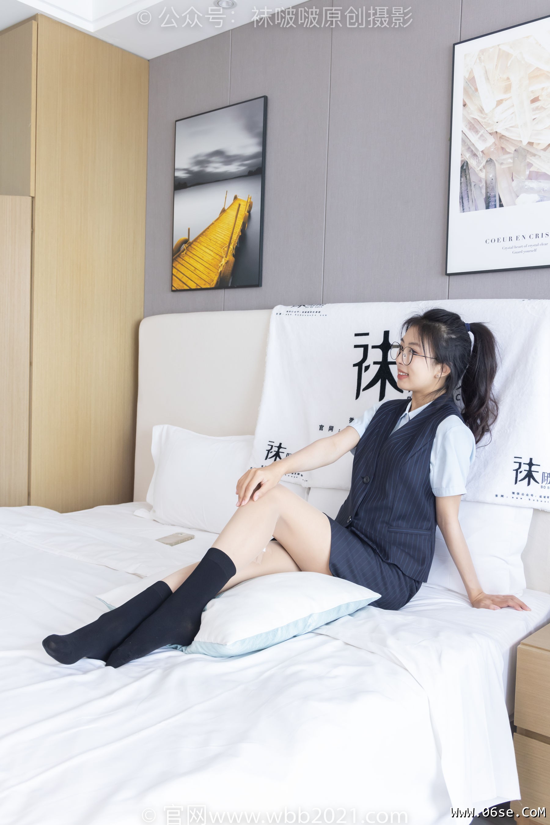 图片[109]-BoBoSocks袜啵啵 No.324 奶油 -高跟鞋、皮鞋、黑棉袜、油亮肉丝[140P]-六色网
