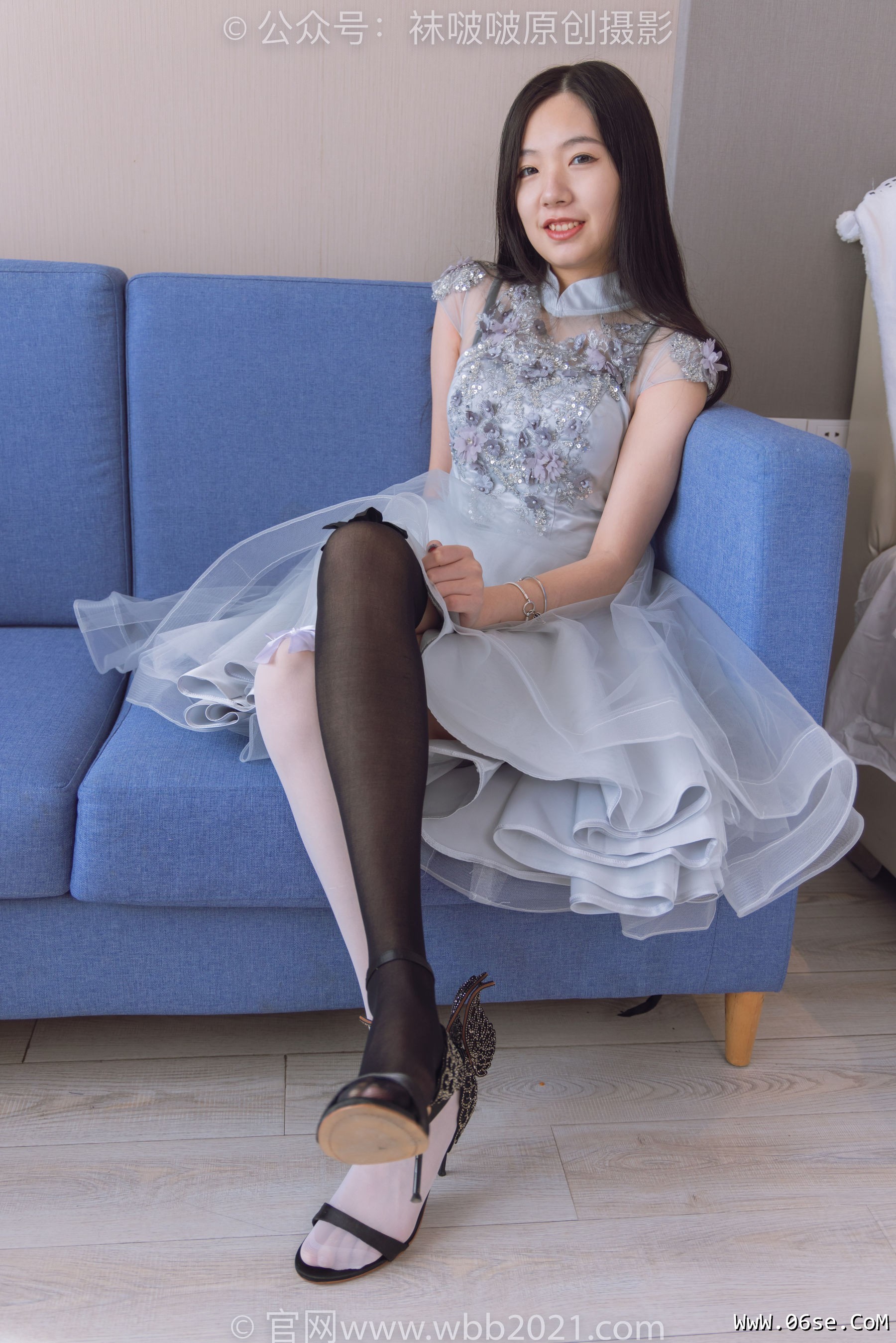 图片[77]-BoBoSocks袜啵啵 No.356 小甜豆 -高跟鞋、黑白丝大腿袜[150P]-六色网