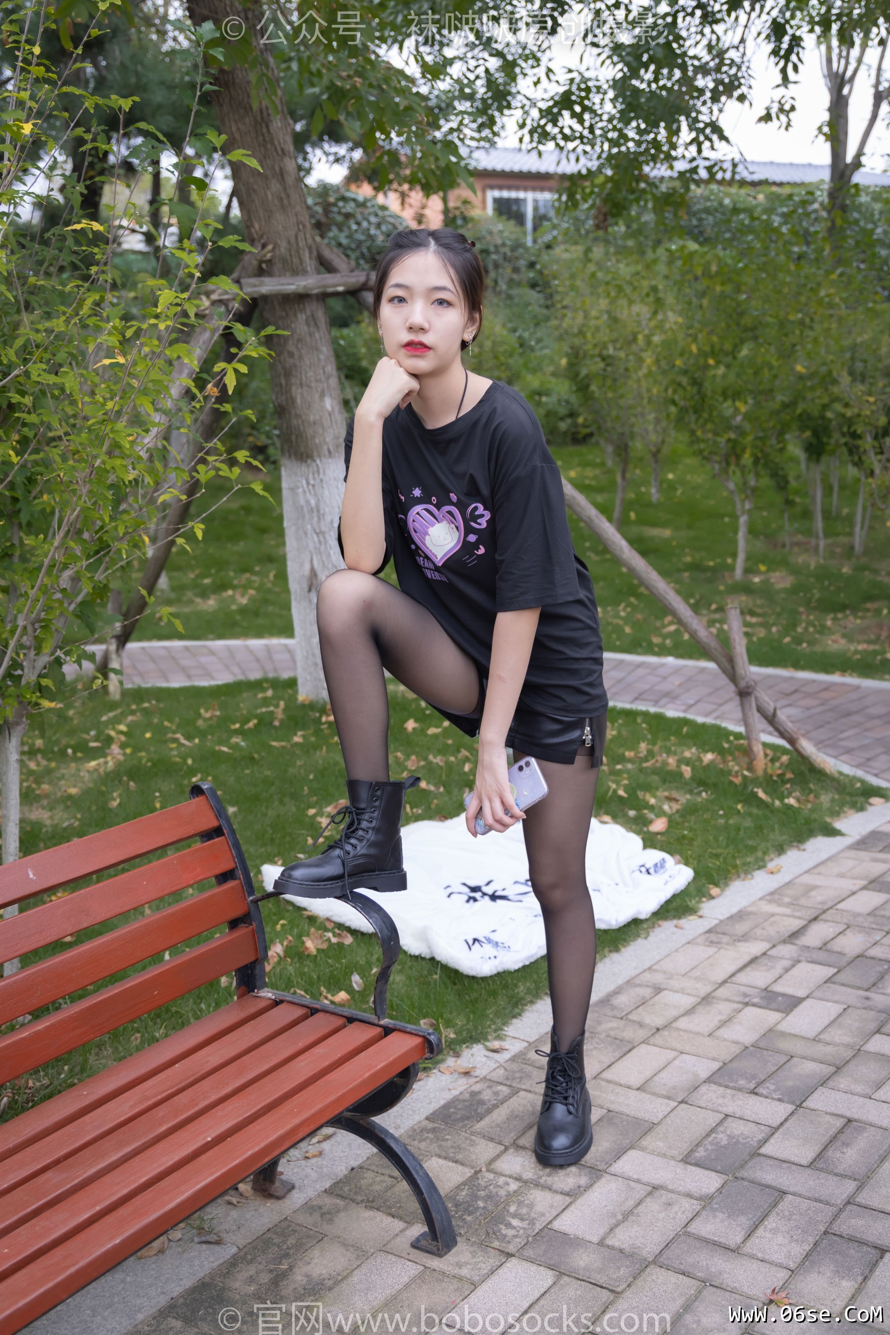 图片[66]-BoBoSocks袜啵啵 No.221 小甜豆-马丁靴、黑丝[133P]-六色网
