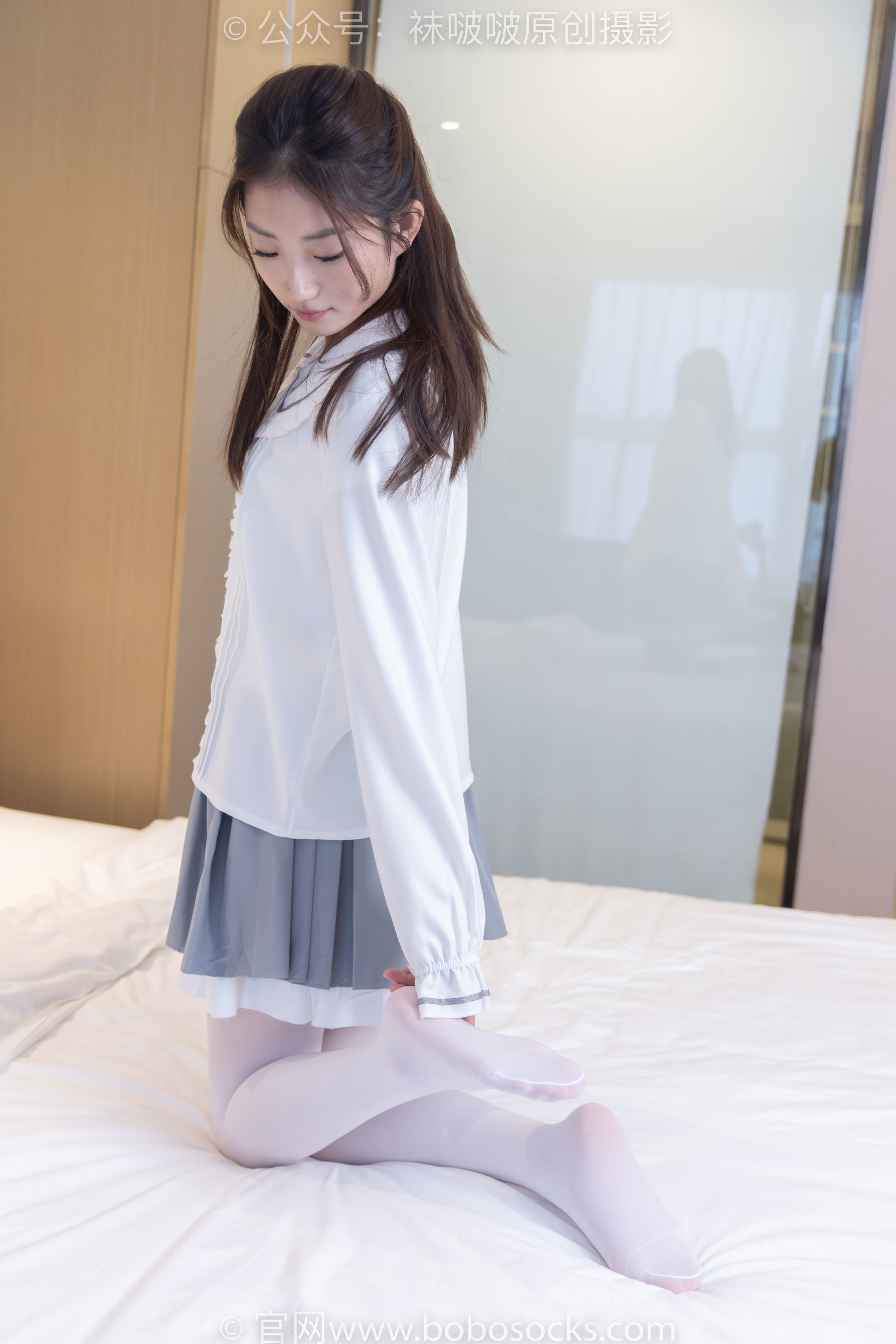 图片[8]-BoBoSocks袜啵啵 No.211 小沫 -高跟鞋、厚白丝[142P]-六色网