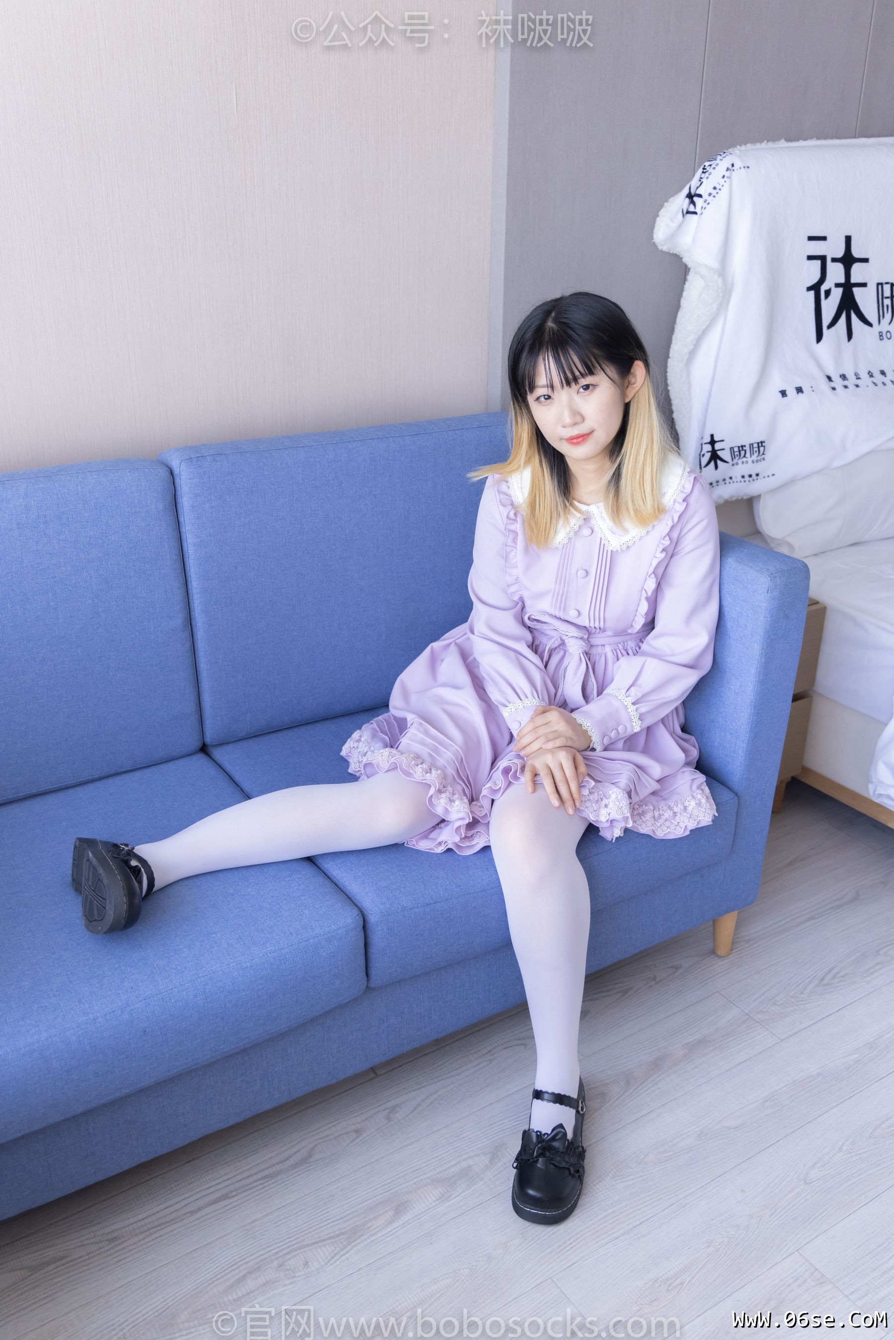 图片[6]-BoBoSocks袜啵啵 No.079 砂糖-皮鞋、厚白丝[140P]-六色网