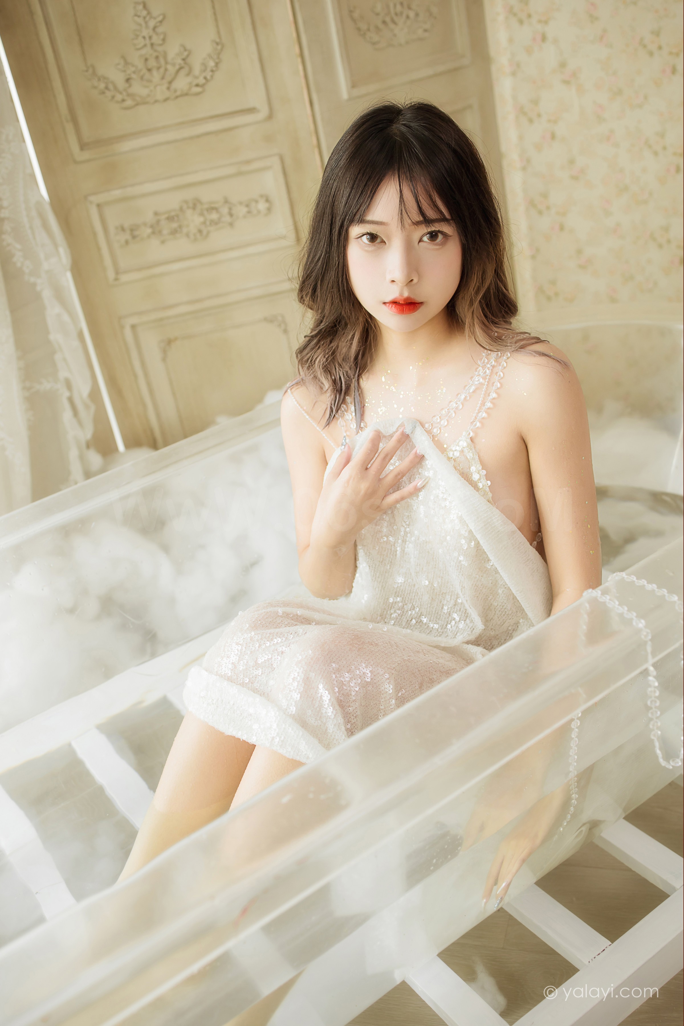 图片[31]-雅拉伊 – 阿禾《水中白莲》[41P]-六色网