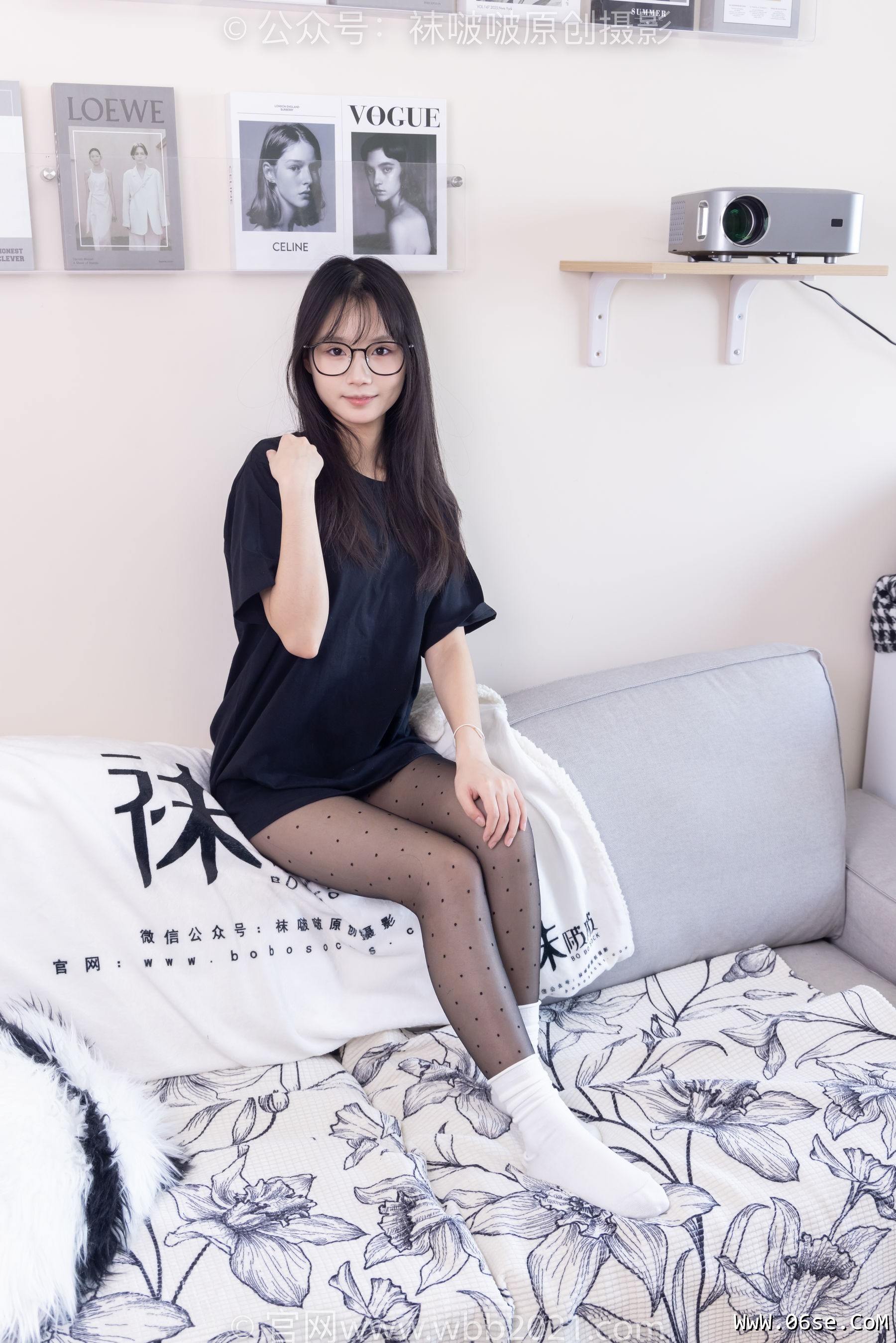图片[104]-BoBoSocks袜啵啵 No.418 甜甜圈 – 板鞋、白棉袜、波点黑丝[145P]-六色网