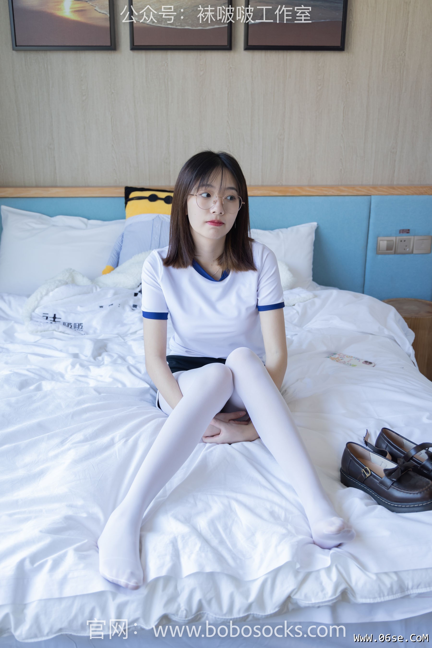 图片[70]-BoBoSocks袜啵啵 No.108 小甜豆-皮鞋、厚白丝、踩奶油蛋糕剧情[137P]-六色网
