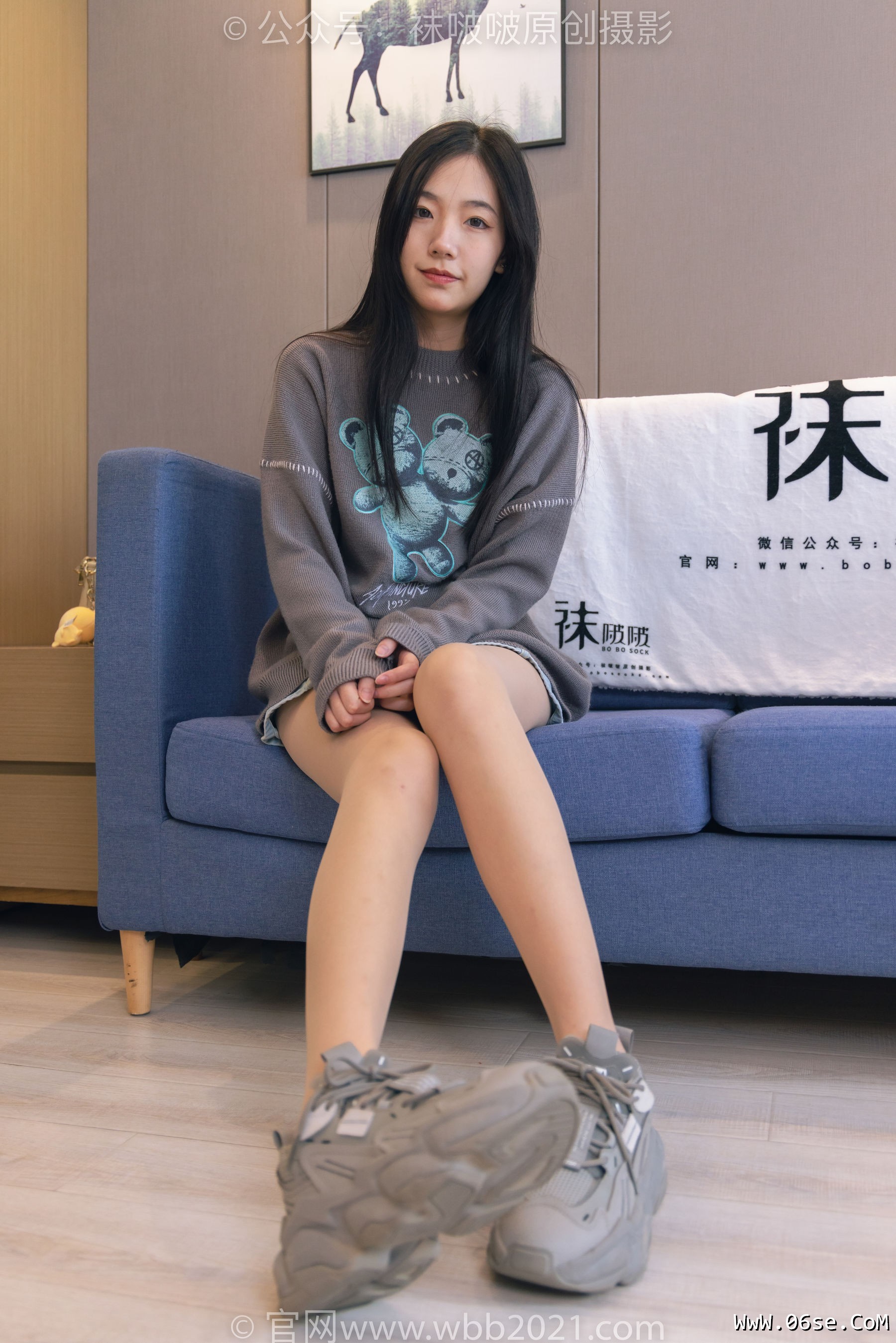 图片[60]-BoBoSocks袜啵啵 No.354 小甜豆 -运动鞋、肉丝[140P]-六色网