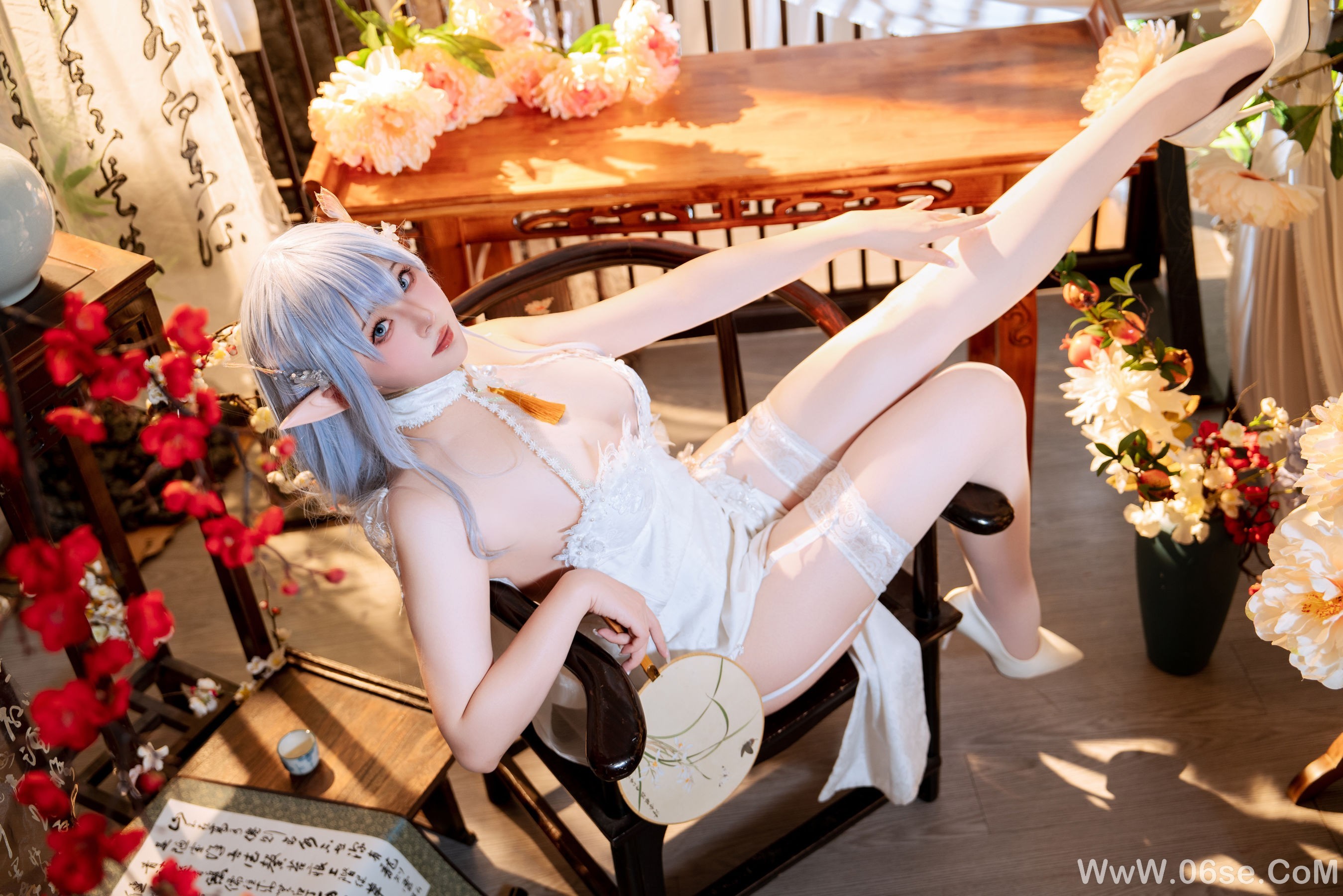 图片[31]-Natsuko夏夏子 – 碧蓝航线 阿尔比恩旗袍[52P]-六色网