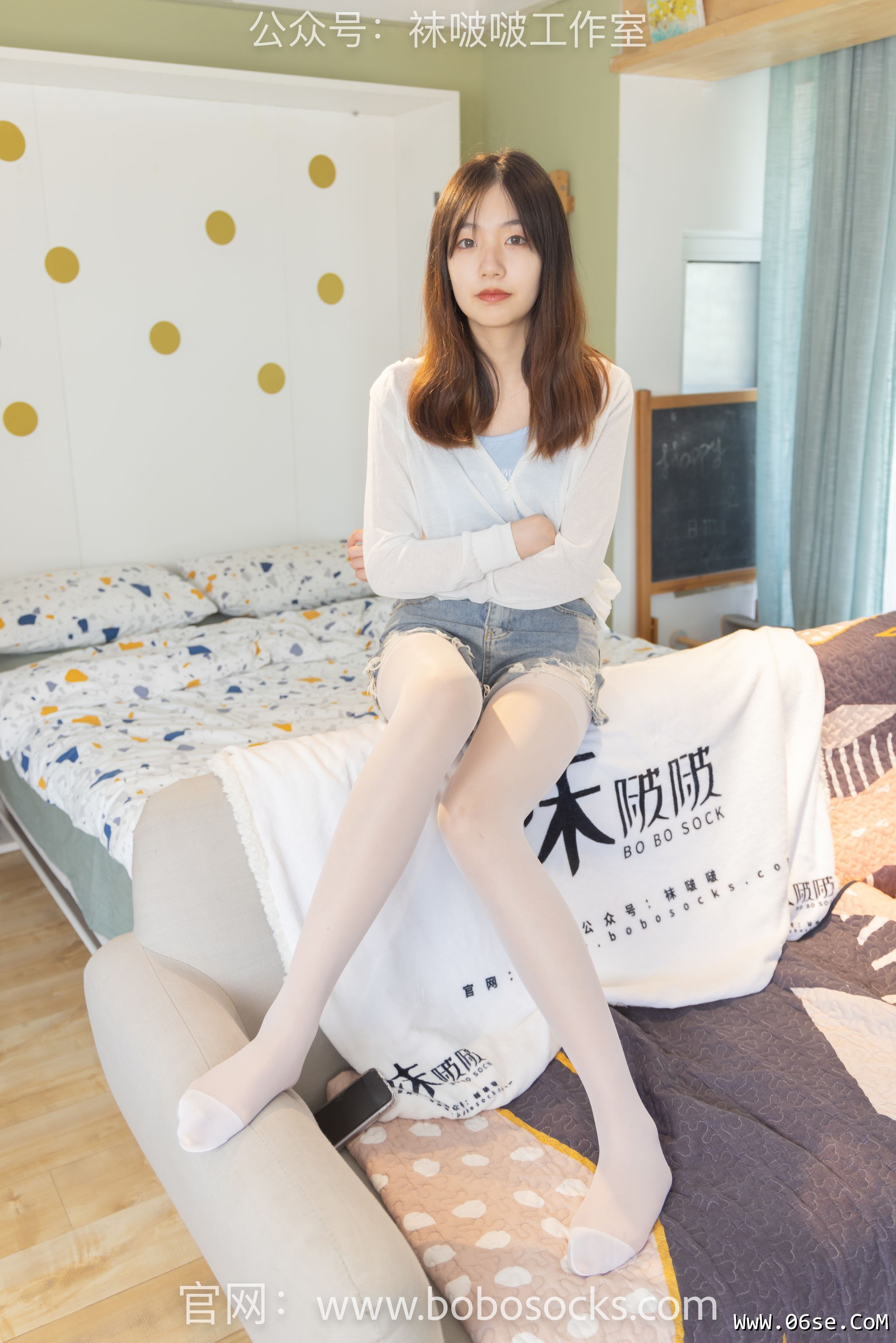图片[128]-BoBoSocks袜啵啵 No.102 小甜豆-板鞋、白丝[140P]-六色网