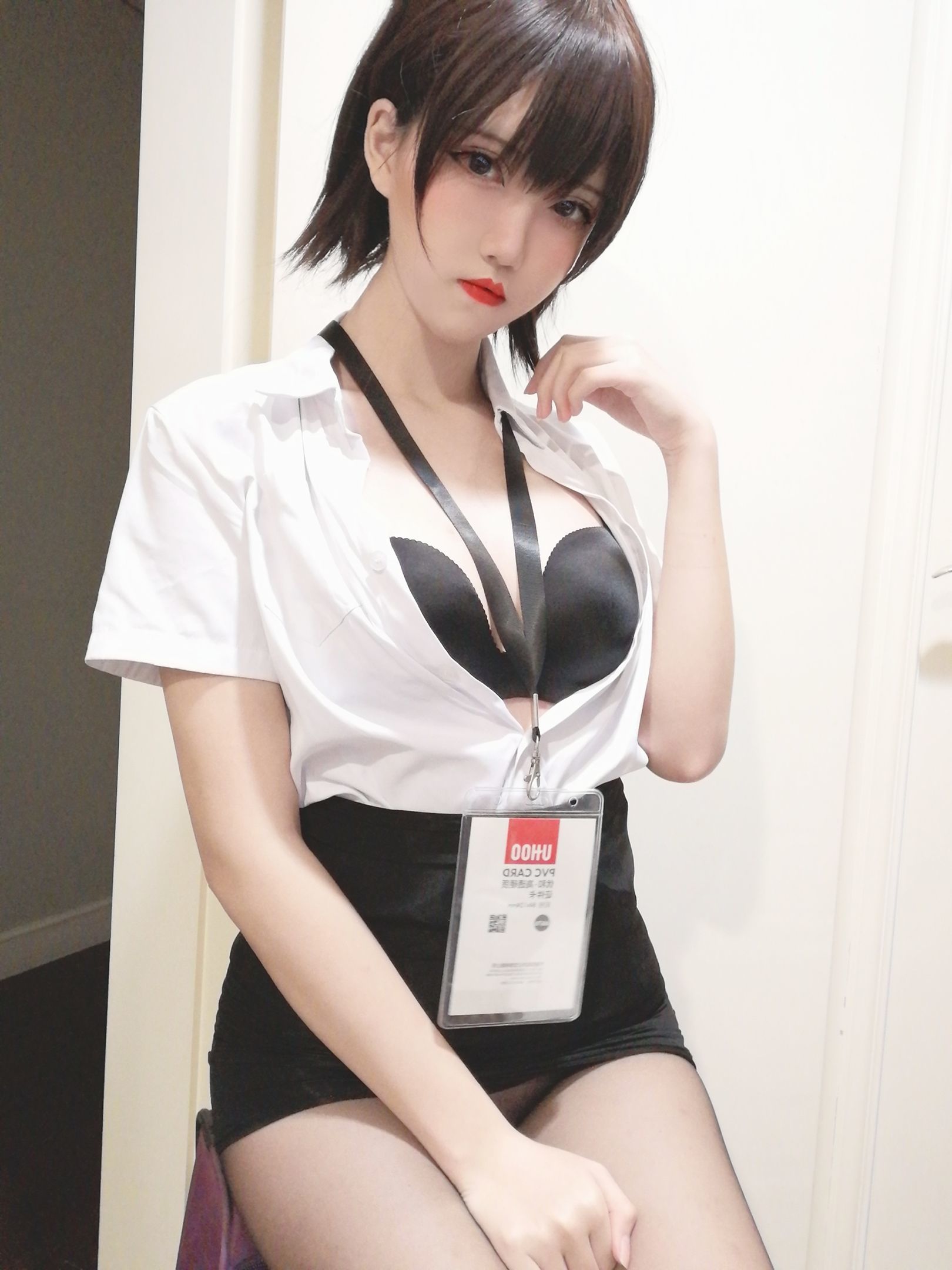 图片[5]-鬼马少女阿薰kaOri 黑丝OL[39P]-六色网