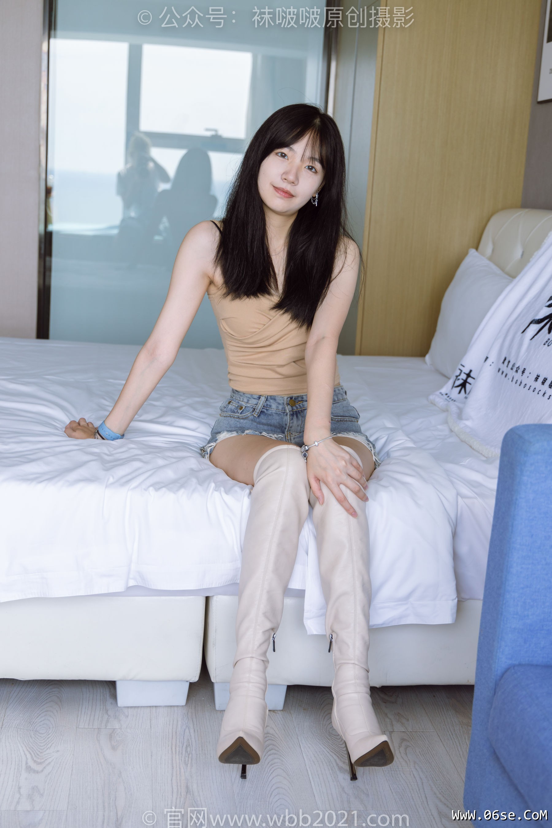 图片[92]-BoBoSocks袜啵啵 No.441 小甜豆 -高跟长靴、白棉袜、裸足[179P]-六色网