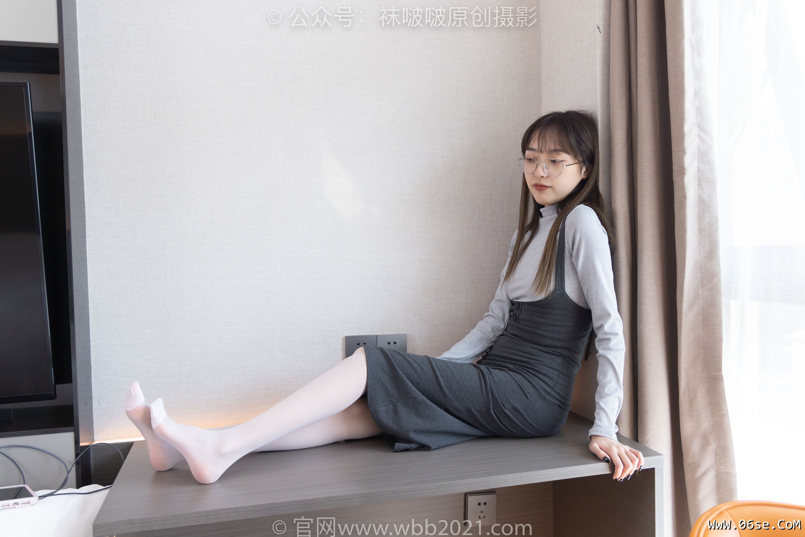 图片[50]-BoBoSocks袜啵啵 No.309 稚予 -两双高跟鞋、灰丝、白丝、裸足、踩奶油蛋糕剧情[180P]-六色网