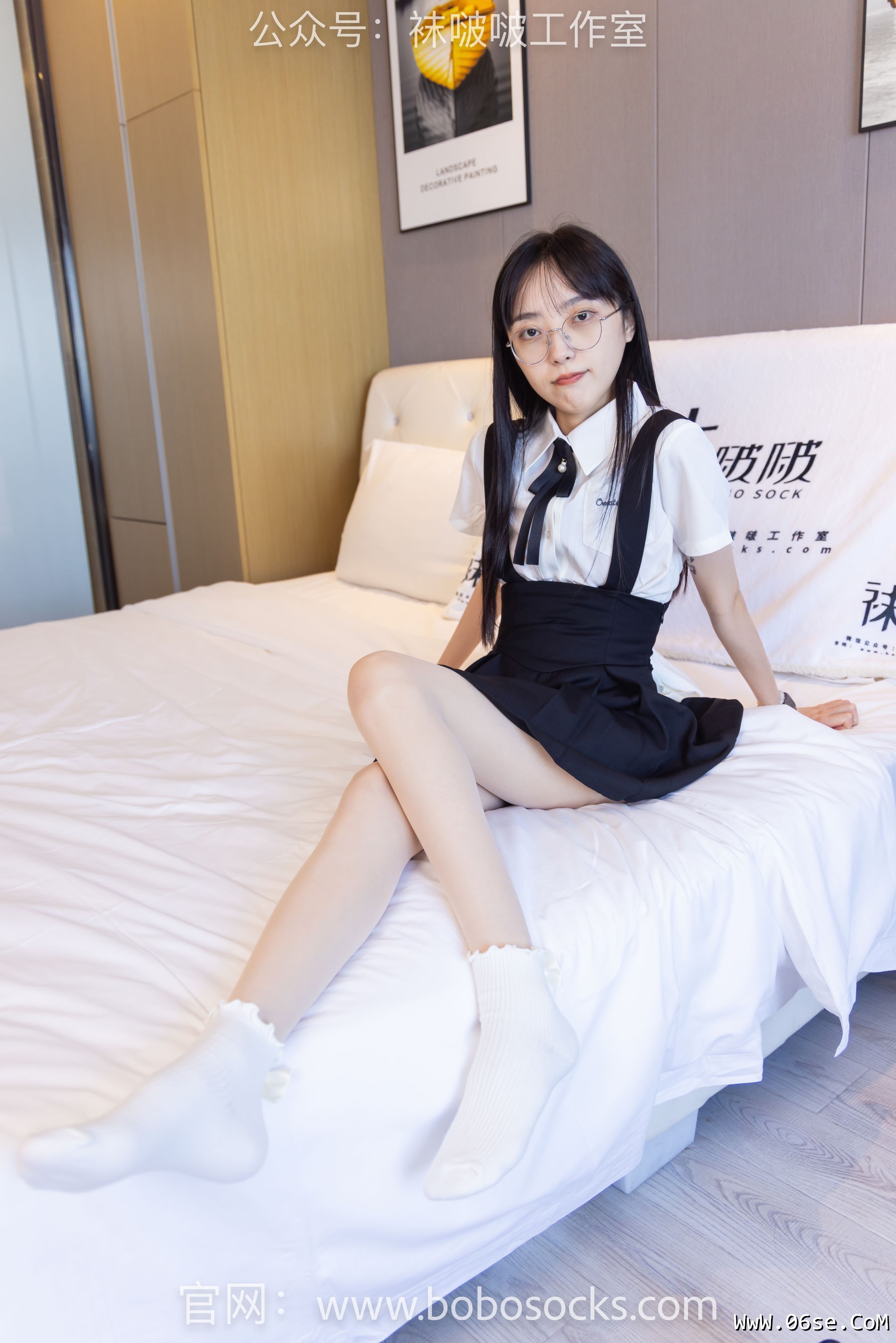 图片[88]-BoBoSocks袜啵啵 No.121 稚予-高跟鞋、白棉袜、肉丝[140P]-六色网