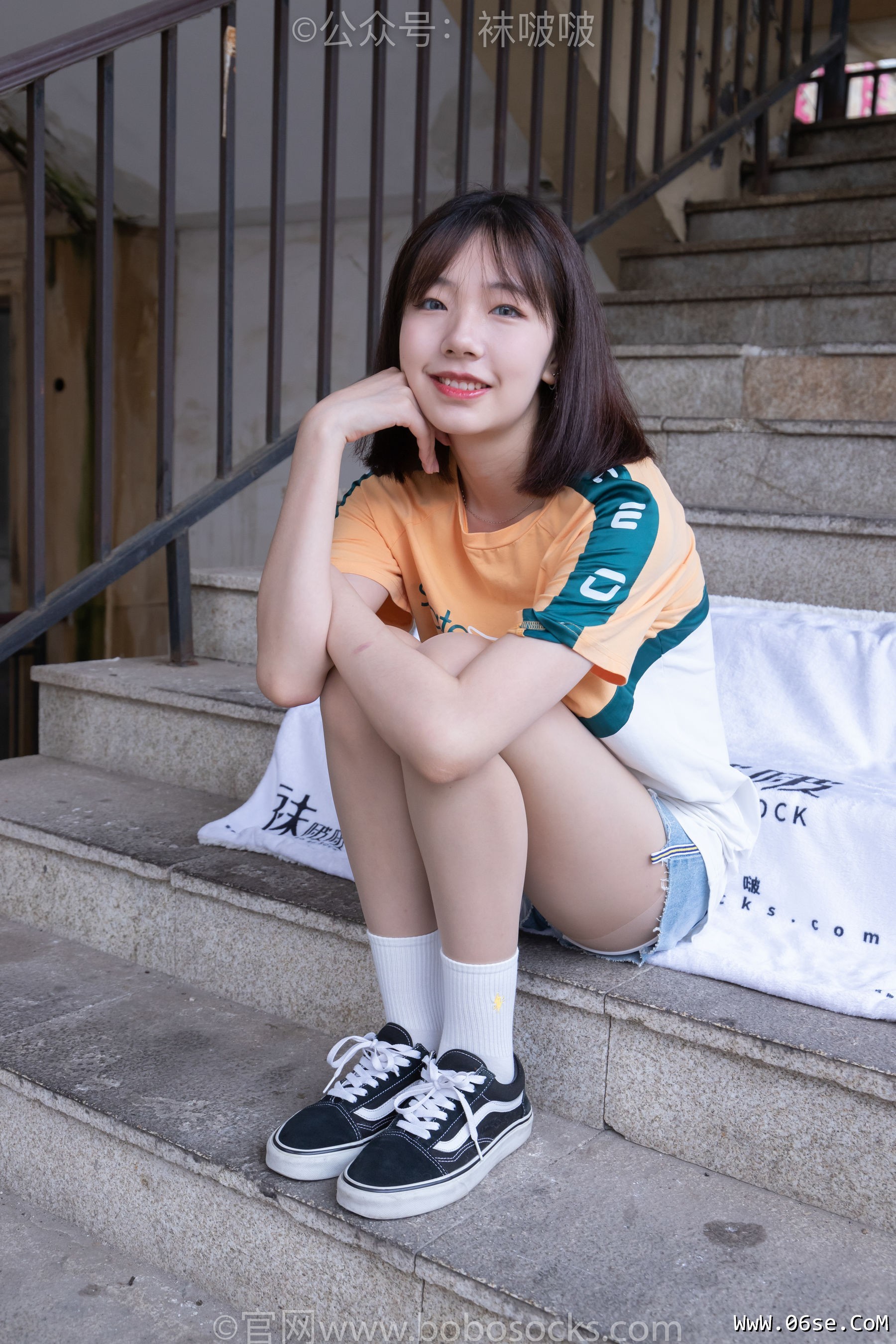 图片[28]-BoBoSocks袜啵啵 No.069 小甜豆-vans板鞋、白棉袜、肉丝[135P]-六色网