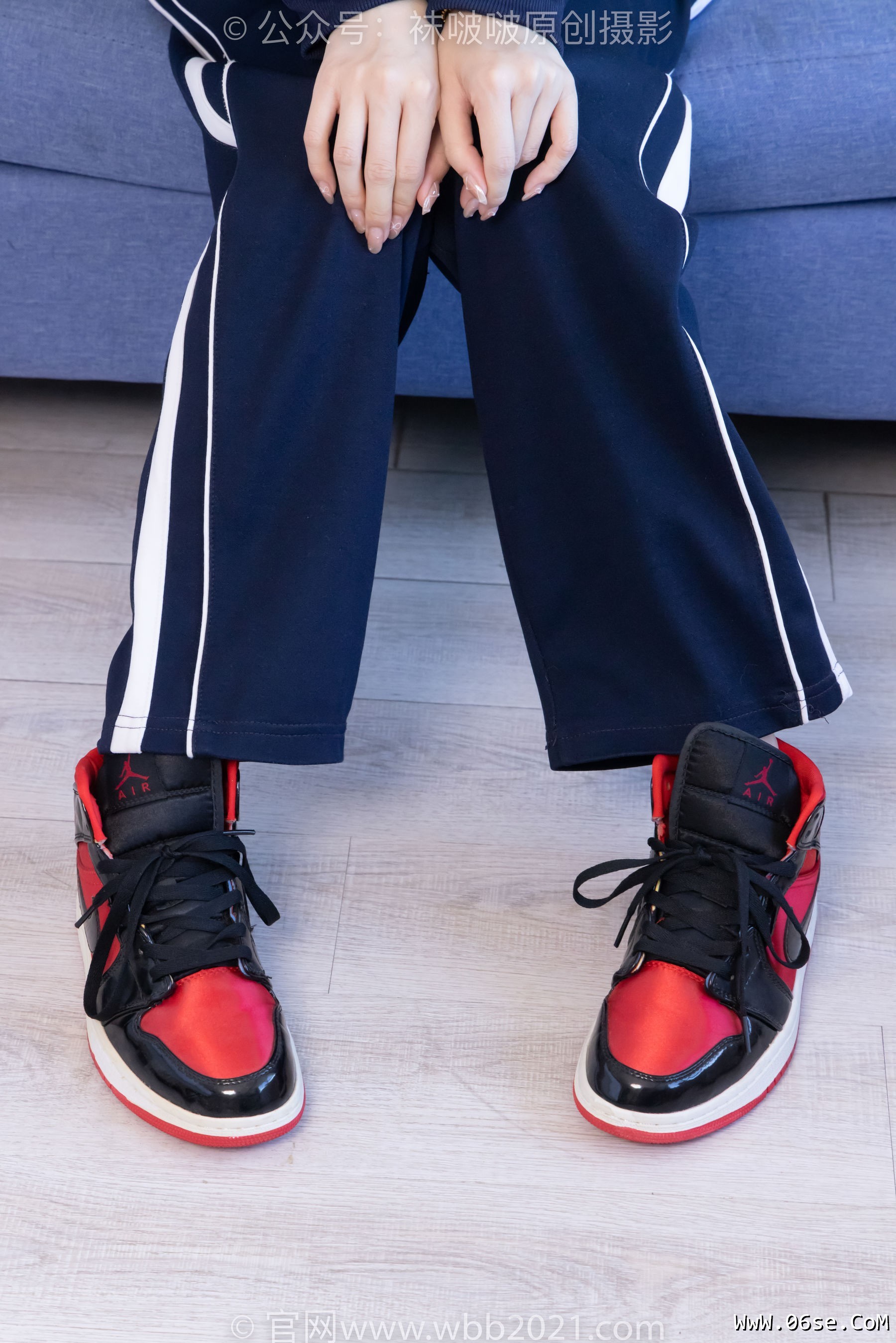 图片[61]-BoBoSocks袜啵啵 No.398 稚予 -板鞋、白船袜、裸足、裸足[150P]-六色网