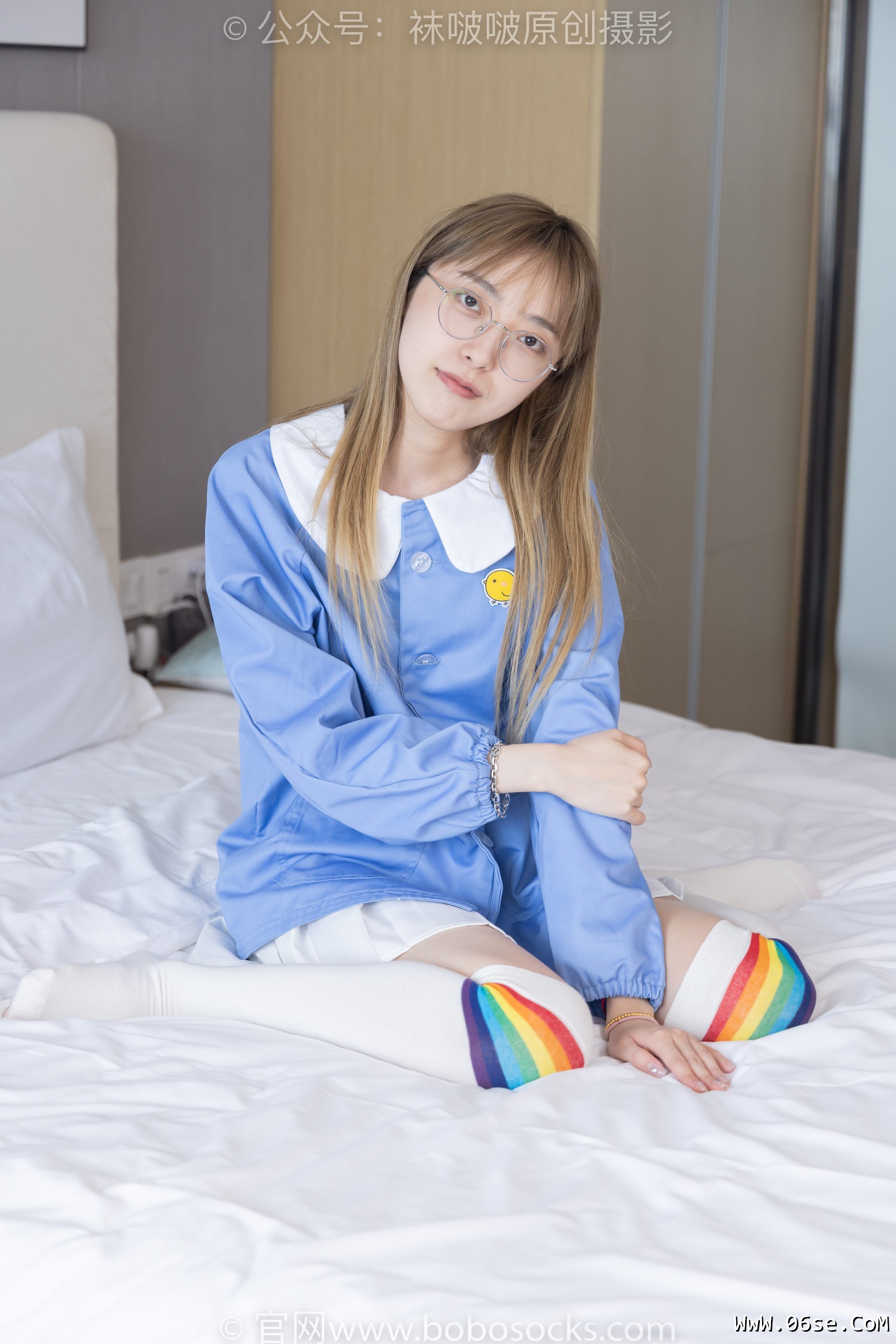 图片[85]-BoBoSocks袜啵啵 No.229 稚予-板鞋、皮鞋、两双大腿袜[155P]-六色网