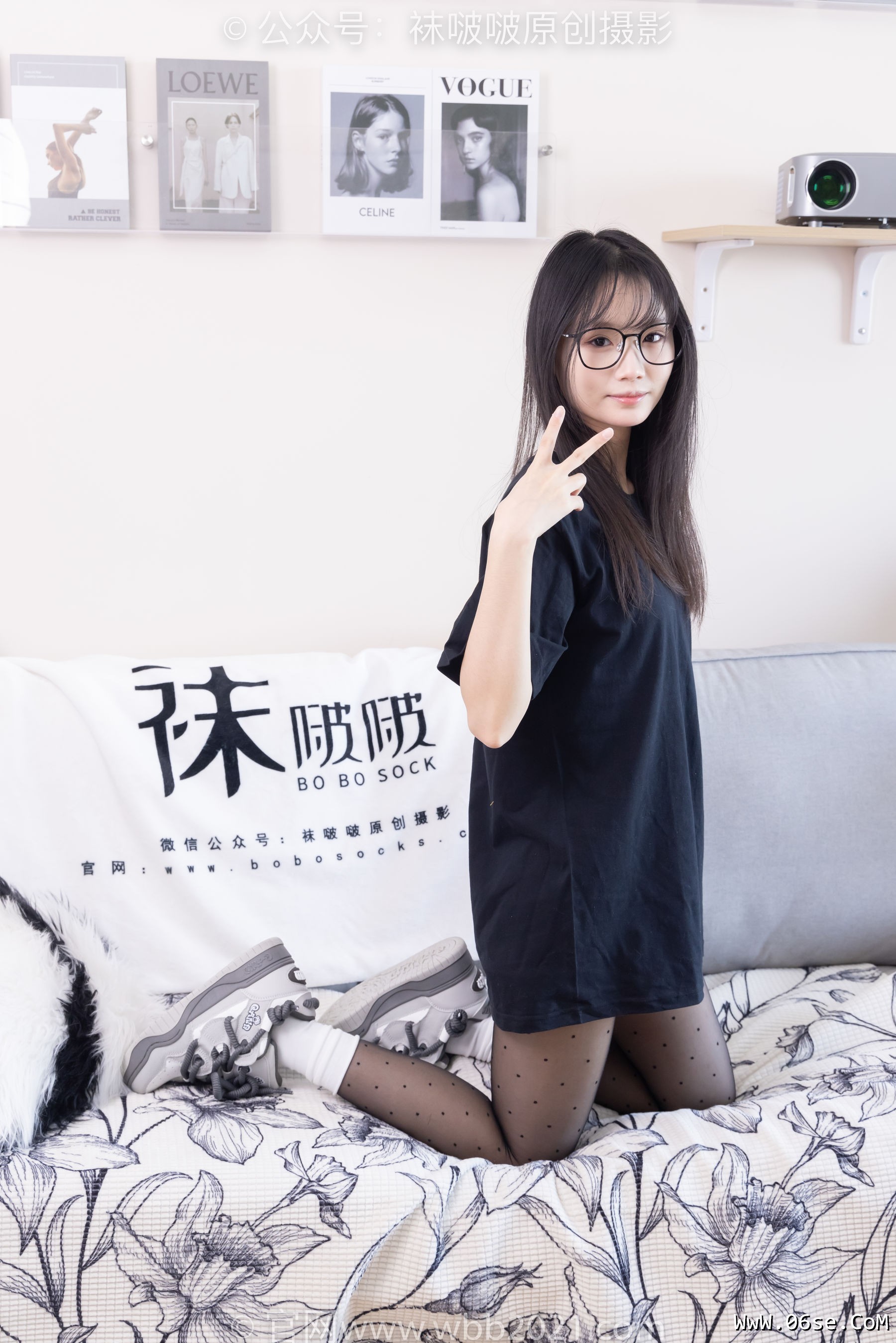 图片[76]-BoBoSocks袜啵啵 No.418 甜甜圈 – 板鞋、白棉袜、波点黑丝[145P]-六色网