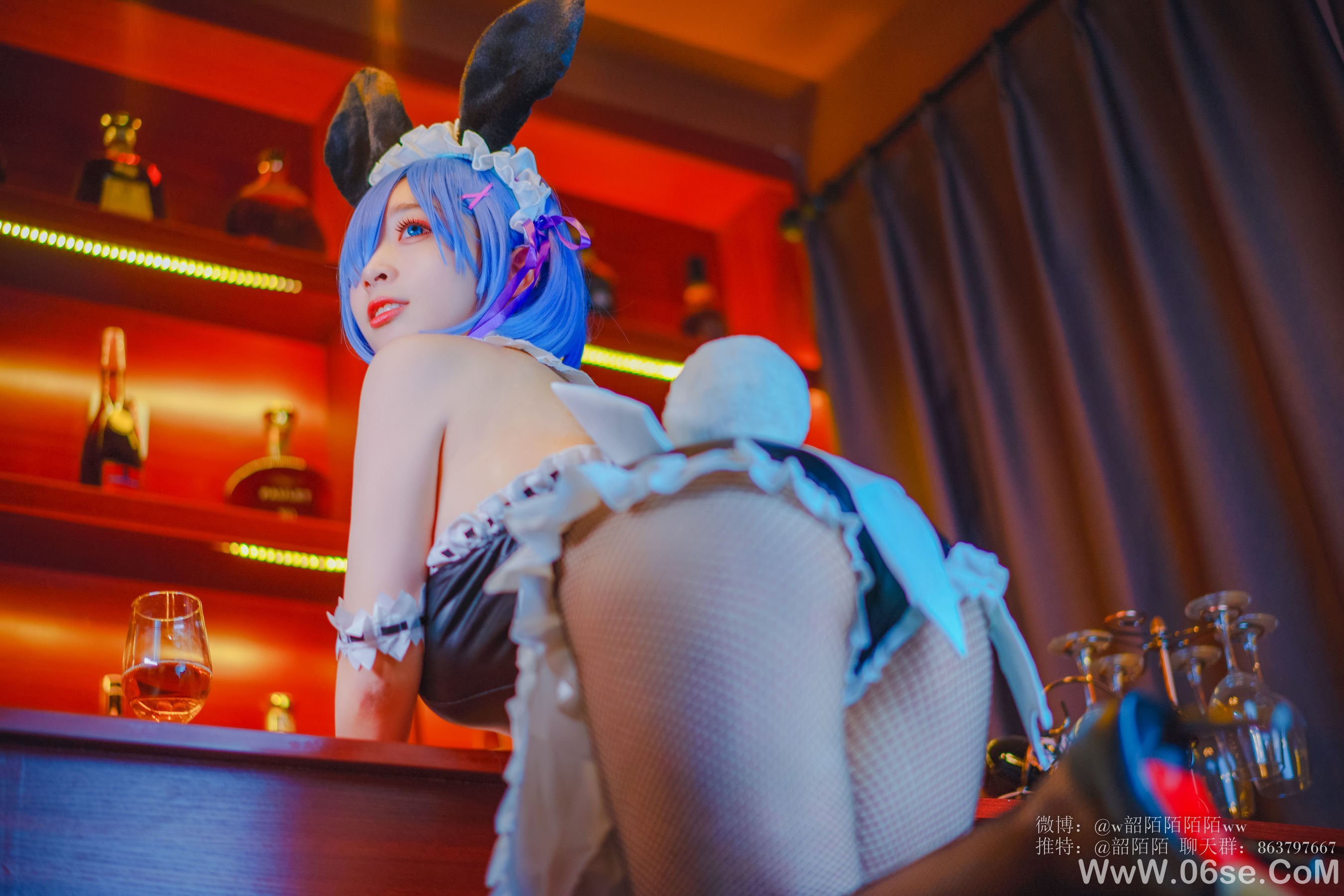 图片[18]-Cosplay美女韶陌陌 雷姆[33P]-六色网
