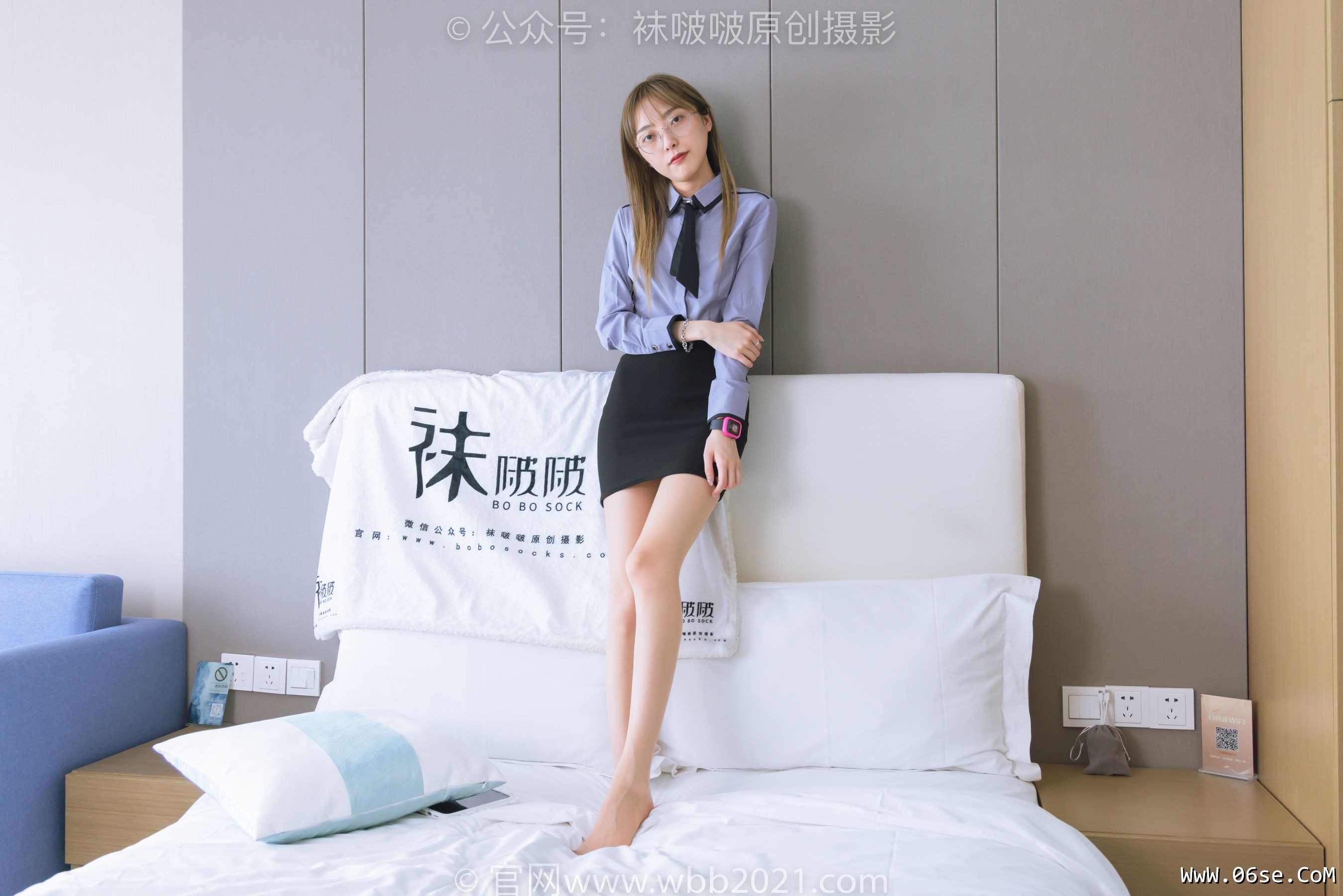 图片[36]-BoBoSocks袜啵啵 No.349 稚予 -平底鞋、高跟凉鞋、肉丝、黑丝、黑色美甲[140P]-六色网