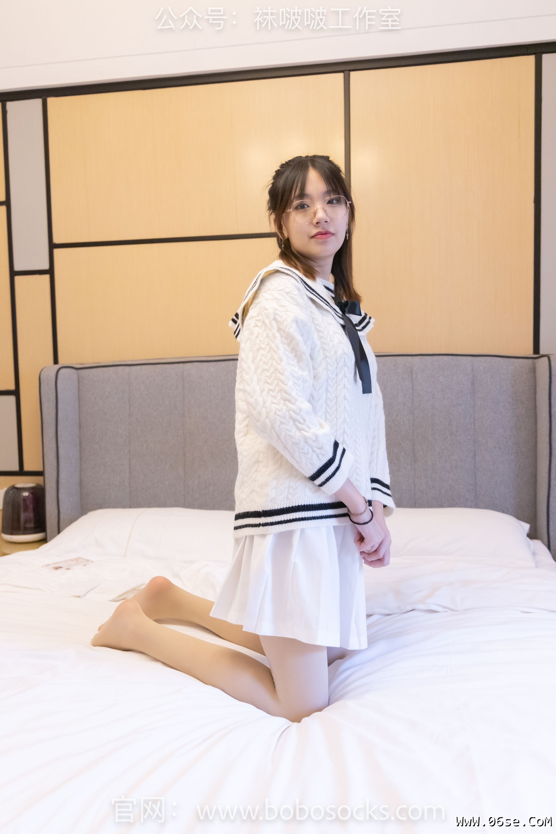 图片[100]-BoBoSocks袜啵啵 No.117 小甜豆-黑皮鞋、厚肉丝[135P]-六色网