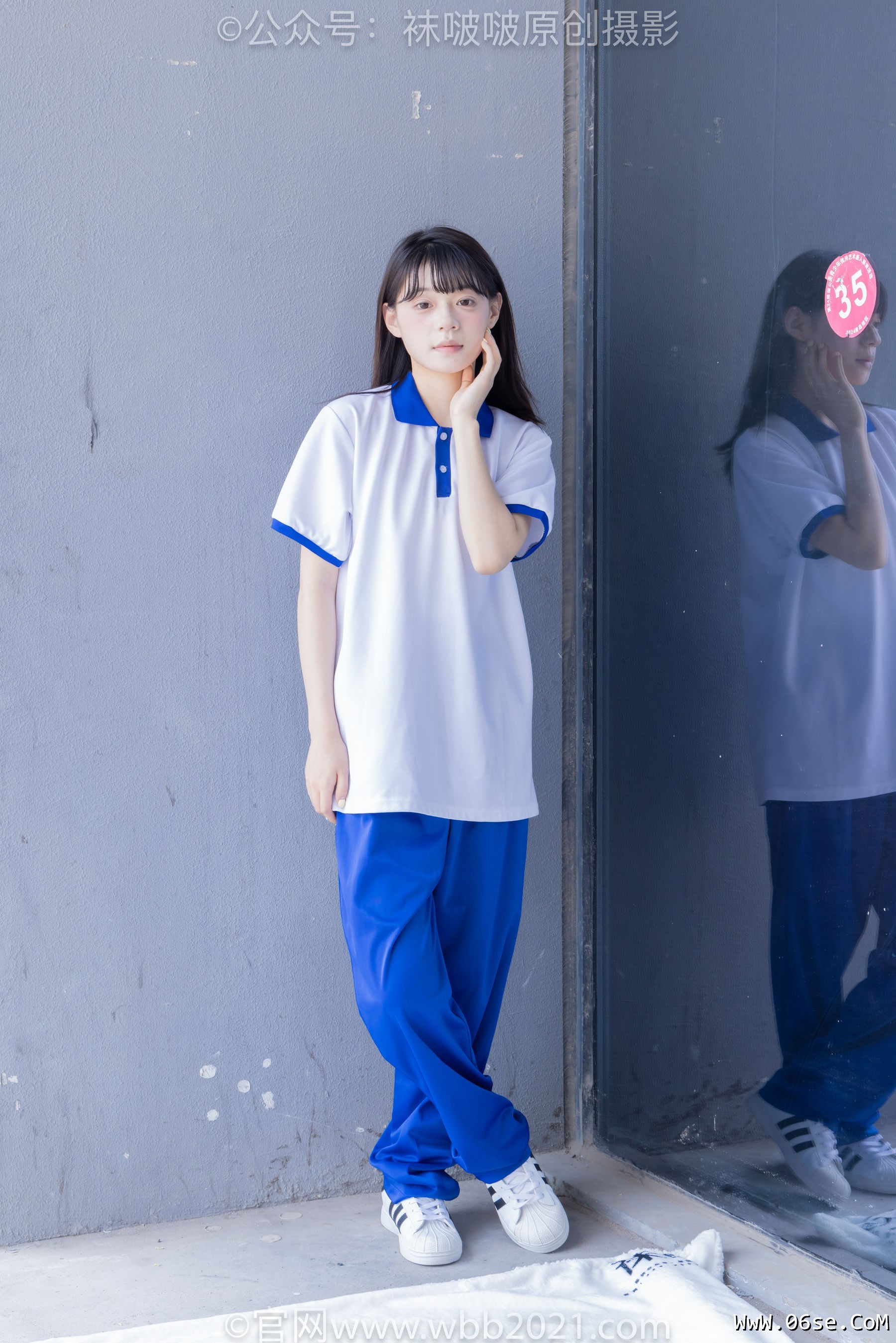 图片[118]-BoBoSocks袜啵啵 No.393 糯米 -板鞋、白棉袜、裸足、校服[150P]-六色网