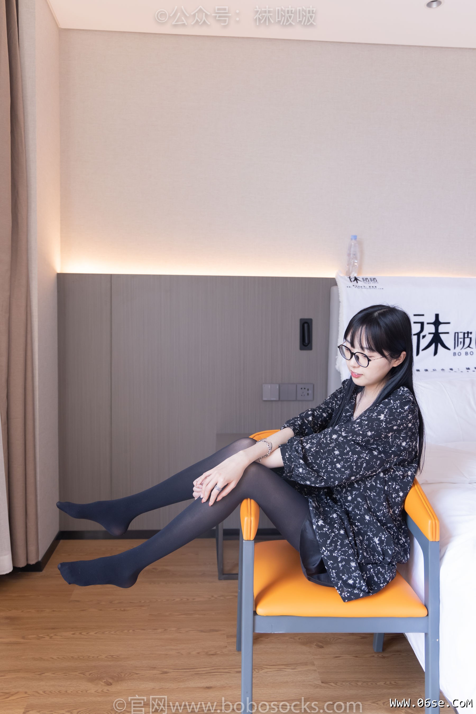 图片[118]-BoBoSocks袜啵啵 No.064 稚予-平底鞋、厚黑丝[137P]-六色网