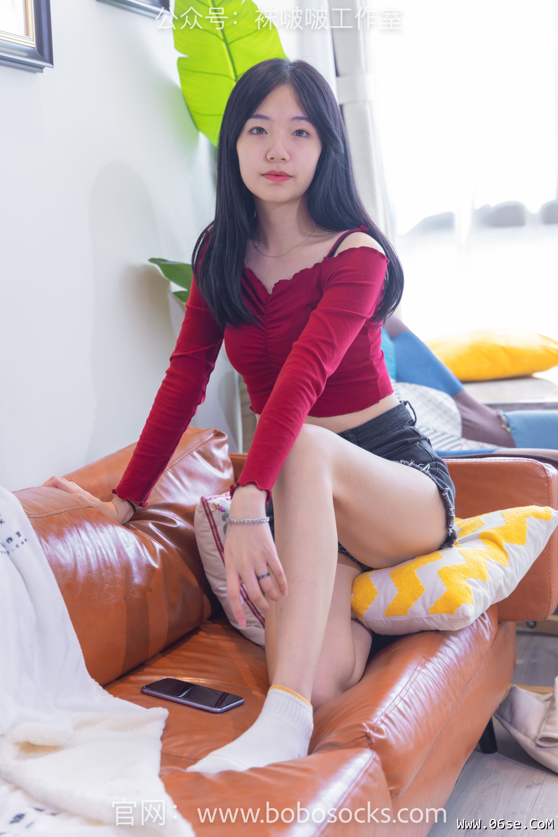 图片[21]-BoBoSocks袜啵啵 No.120 小甜豆-高跟长靴、白棉袜、裸足[170P]-六色网