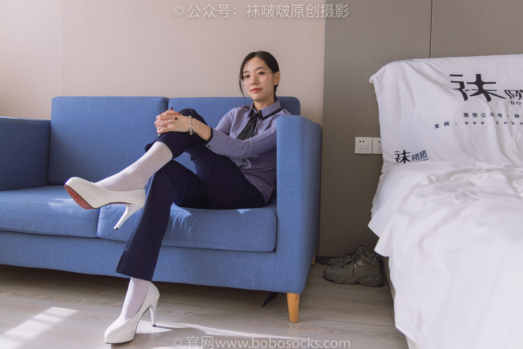 图片[70]-BoBoSocks袜啵啵 No.178 小甜豆-高跟鞋、厚白丝、ol风裤里丝[140P]-六色网