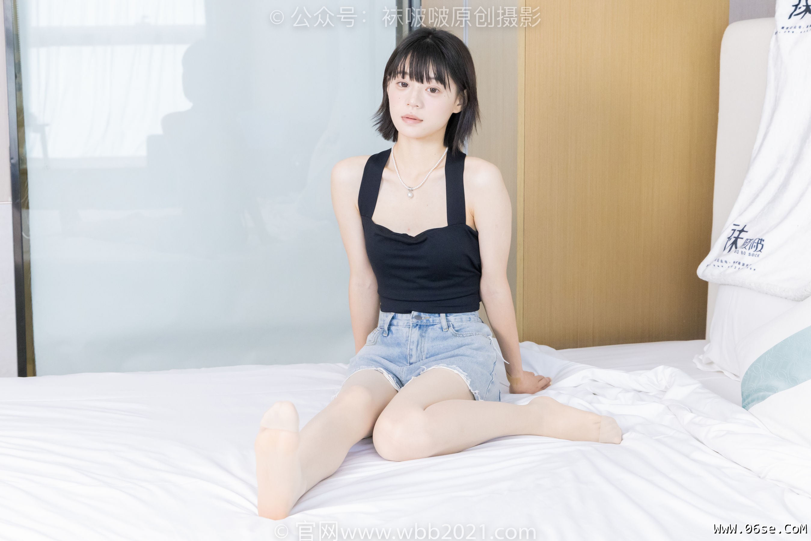 图片[26]-BoBoSocks袜啵啵 No.422 糯米 -长靴、白棉袜、肉丝[140P]-六色网