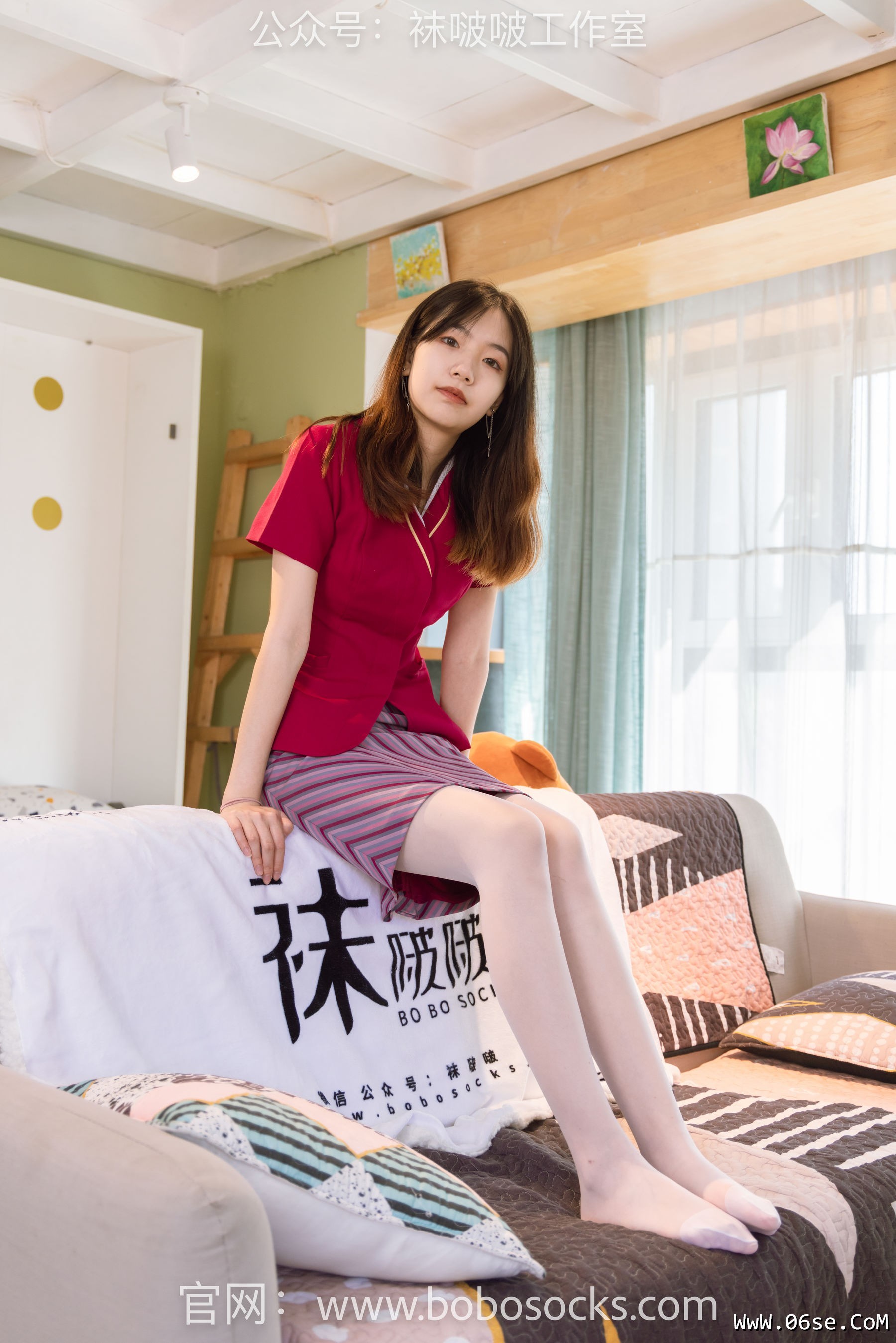 图片[62]-BoBoSocks袜啵啵 No.099 小甜豆-高跟鞋、黑丝、白丝[140P]-六色网