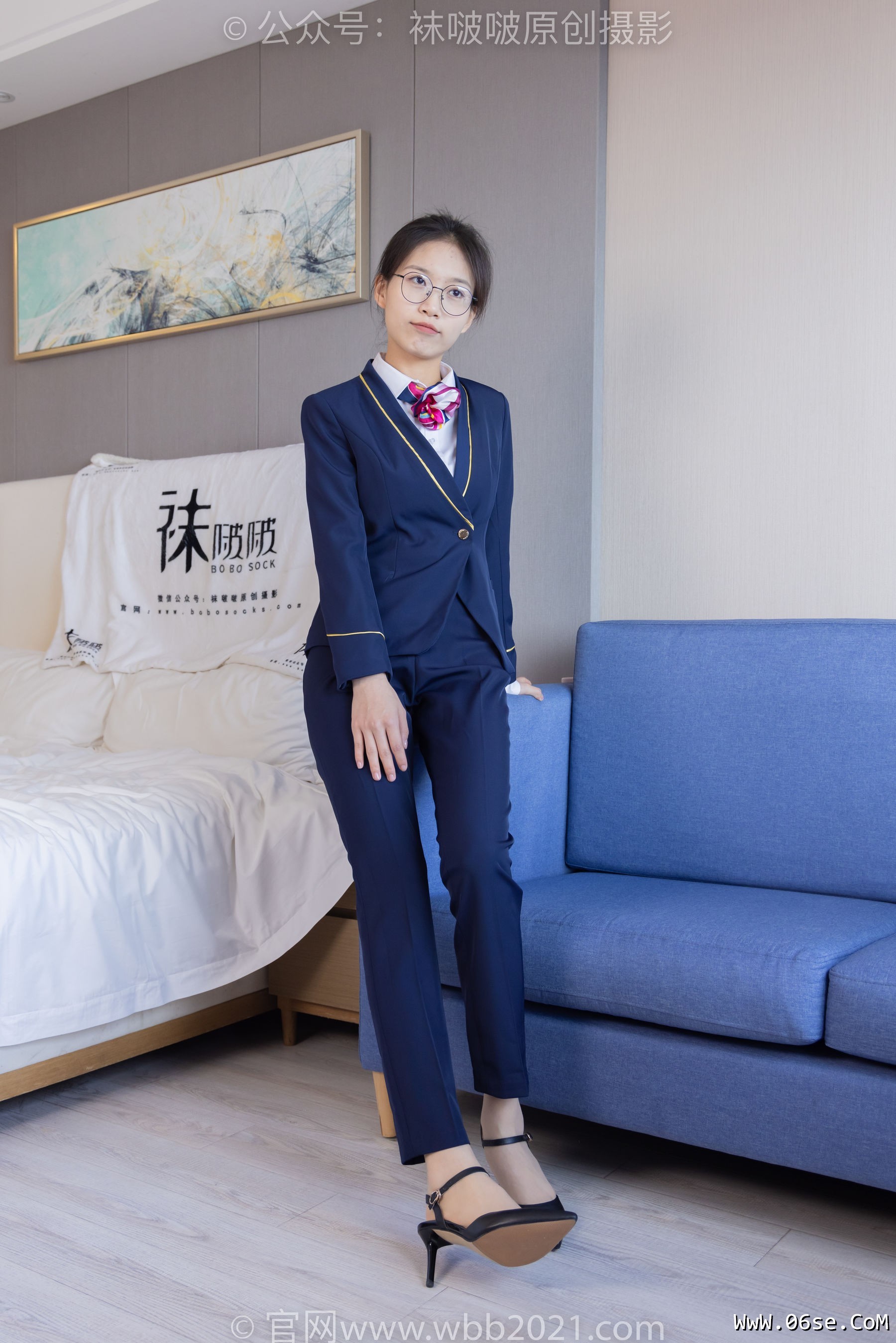 图片[68]-BoBoSocks袜啵啵 No.401 芝士 -高跟鞋、肉丝、裸足[145P]-六色网