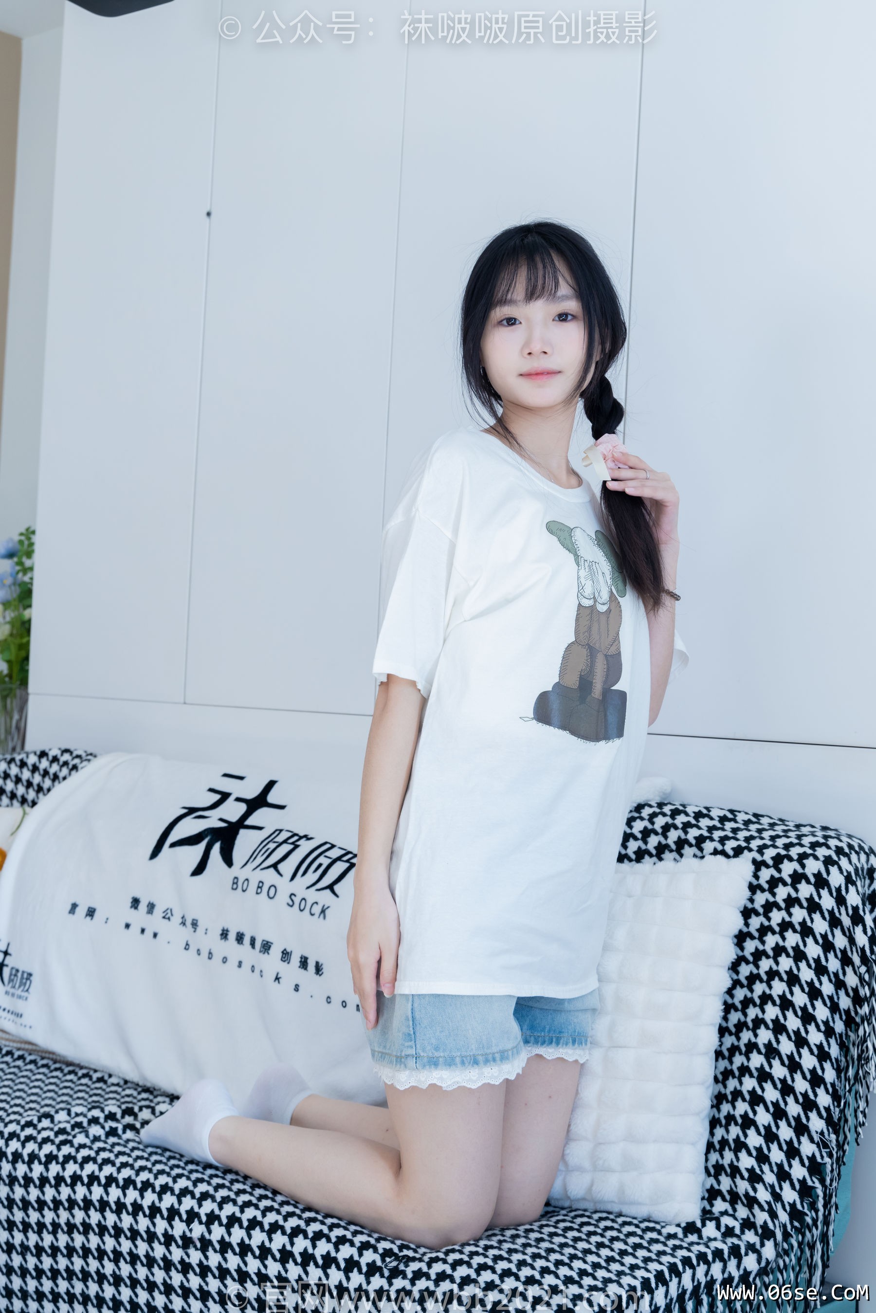 图片[114]-BoBoSocks袜啵啵 No.331 甜甜圈 -板鞋、白棉袜、裸足[144P]-六色网