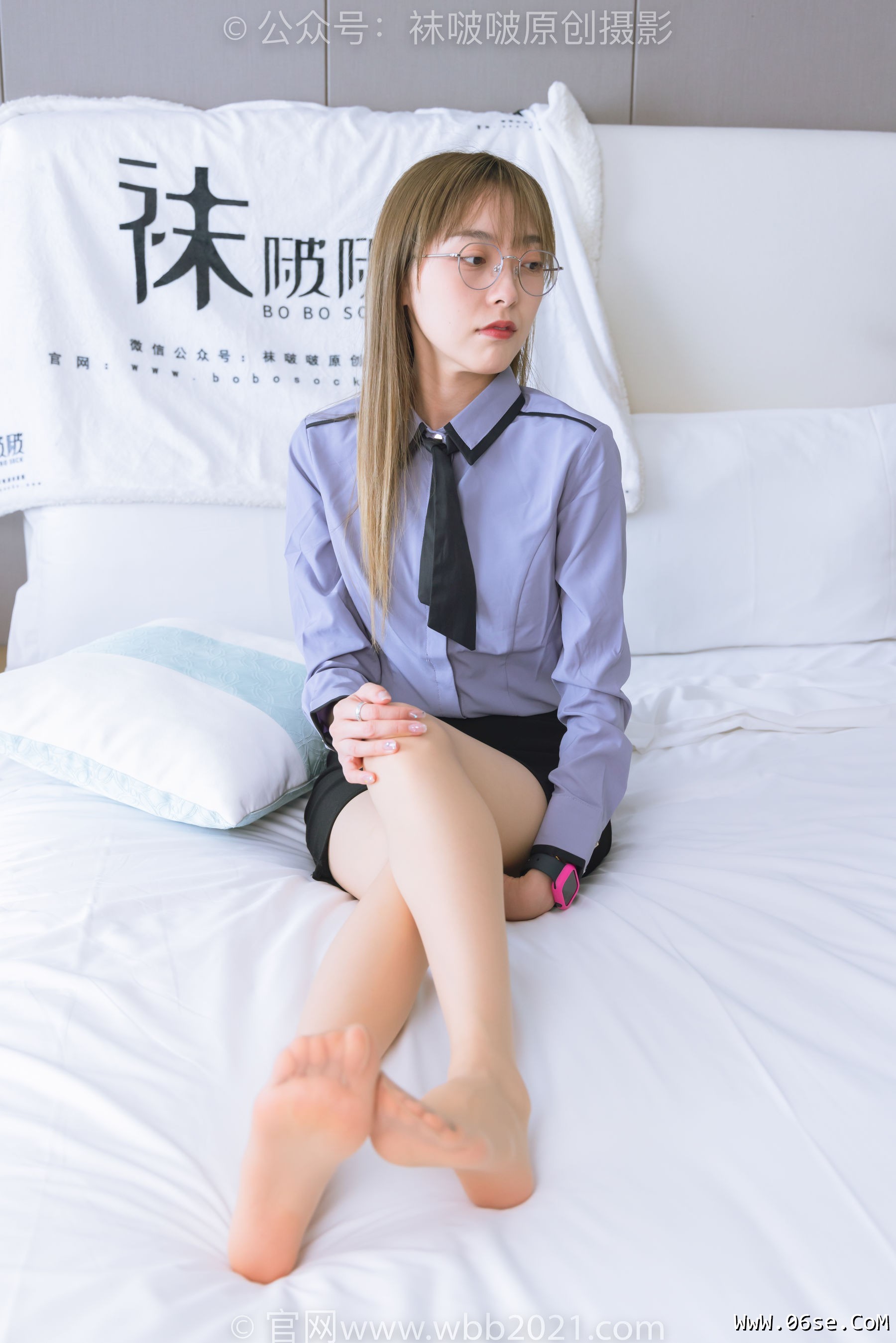 图片[29]-BoBoSocks袜啵啵 No.349 稚予 -平底鞋、高跟凉鞋、肉丝、黑丝、黑色美甲[140P]-六色网