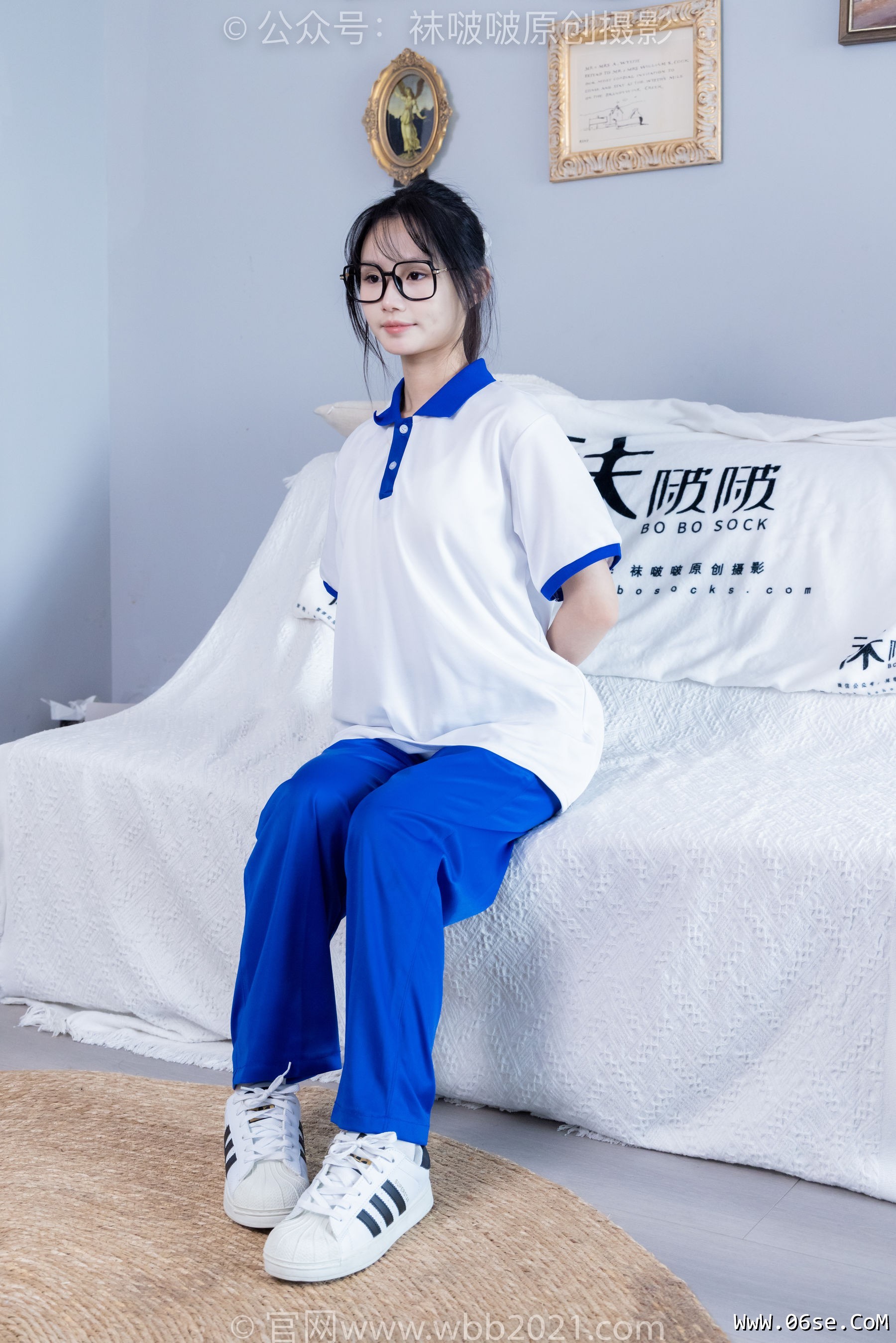 图片[59]-BoBoSocks袜啵啵 No.351 甜甜圈 -板鞋、白棉袜、肉丝、校服裤里丝[150P]-六色网
