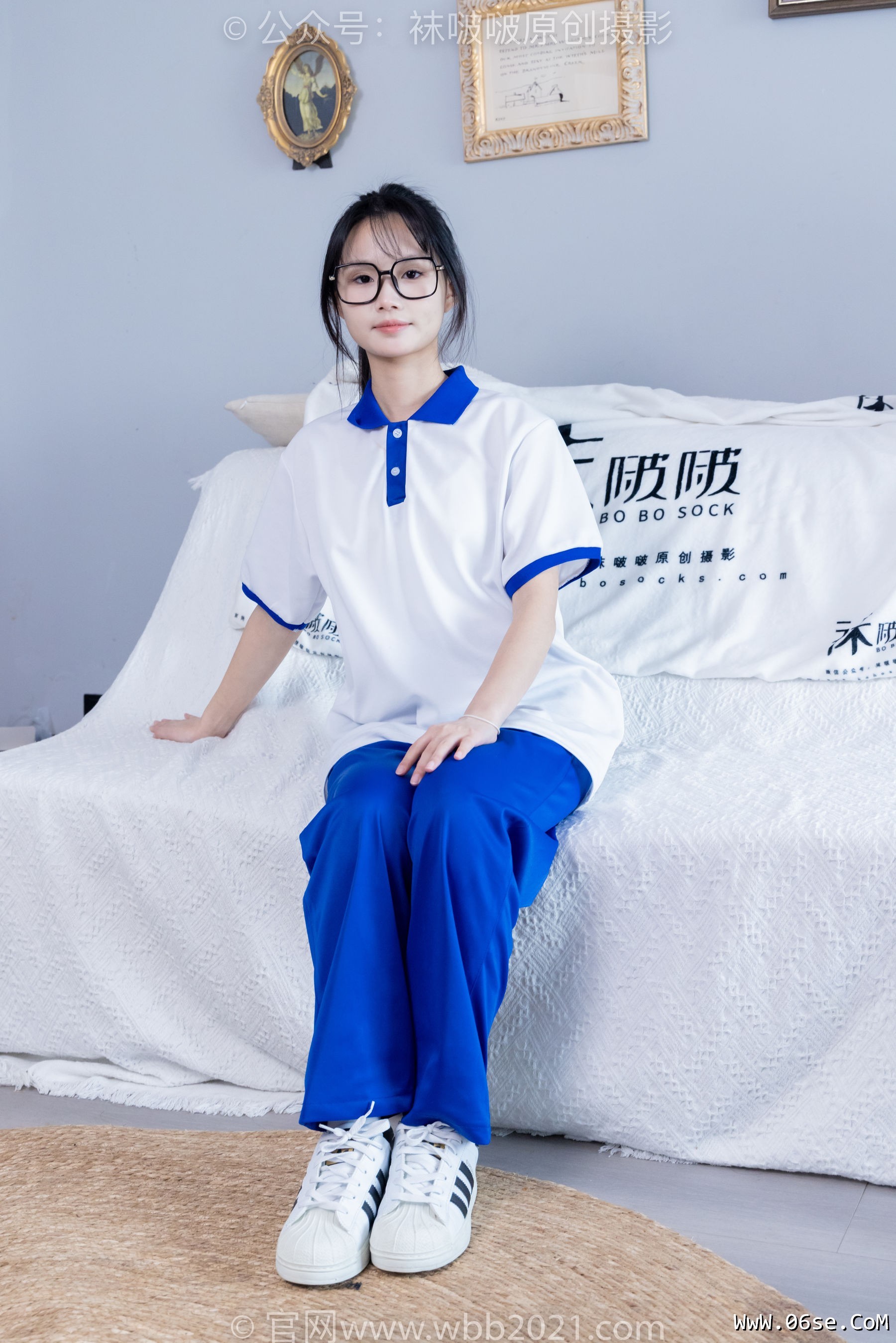 图片[13]-BoBoSocks袜啵啵 No.351 甜甜圈 -板鞋、白棉袜、肉丝、校服裤里丝[150P]-六色网