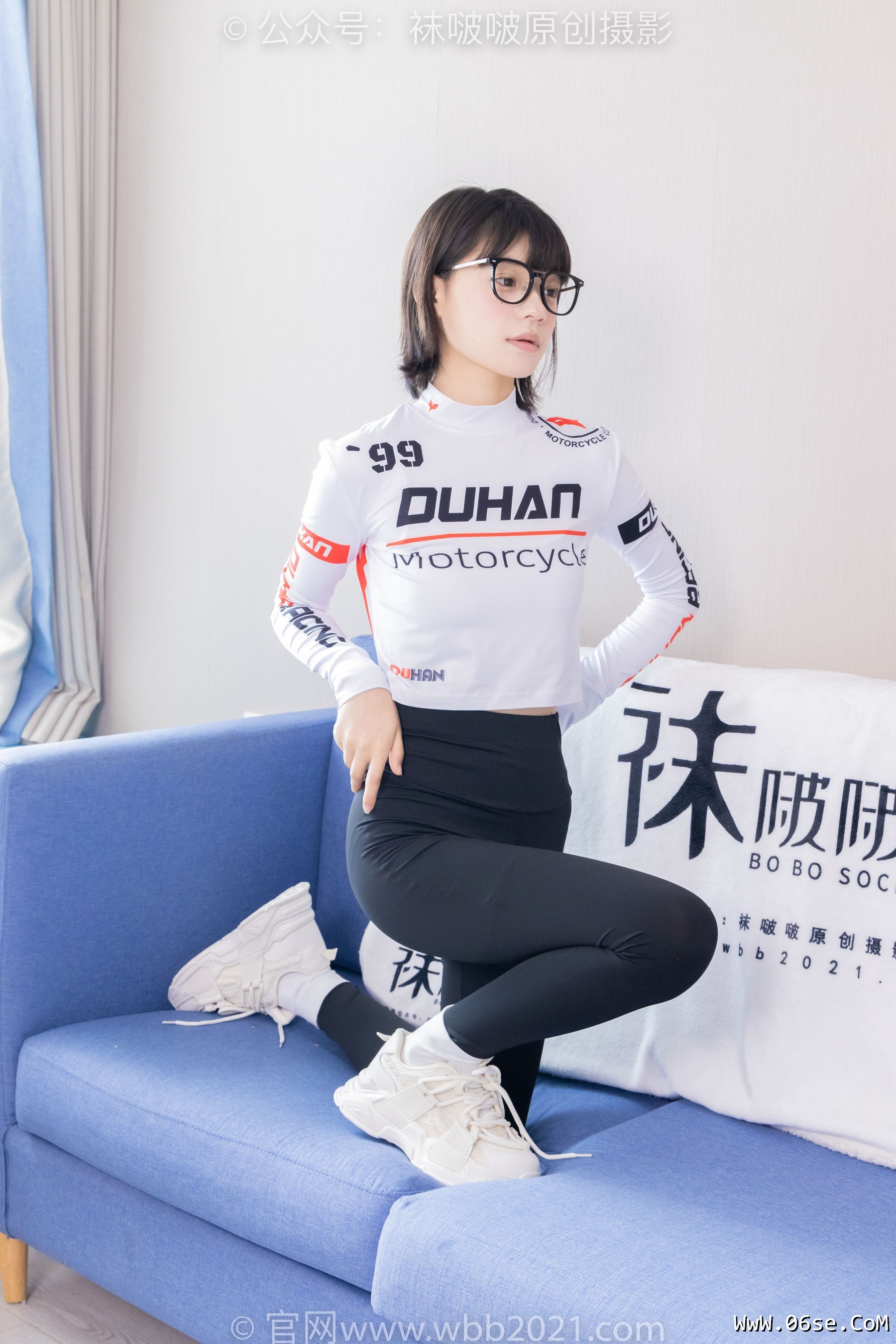 图片[62]-BoBoSocks袜啵啵 No.410 糯米 -运动鞋、白棉袜、肉丝、瑜伽裤裤里丝[145P]-六色网