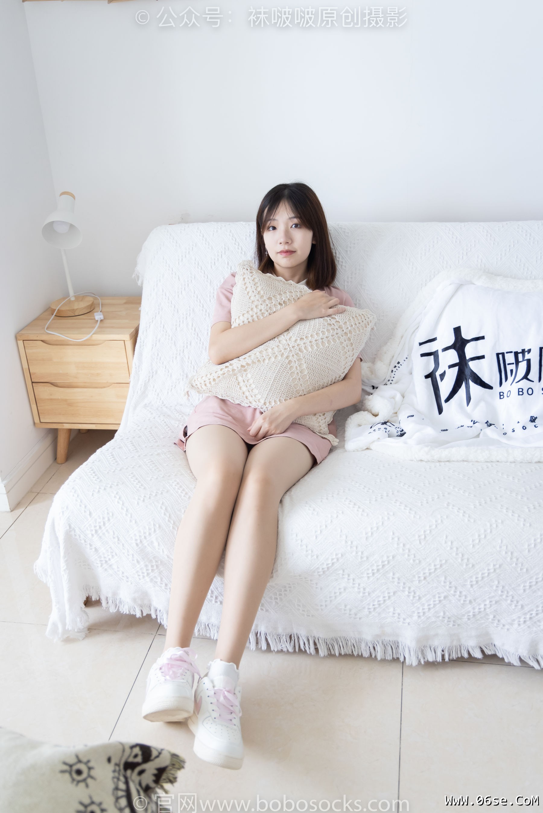 图片[70]-BoBoSocks袜啵啵 No.163 小甜豆-空军一号板鞋、白棉袜、肉丝[135P]-六色网