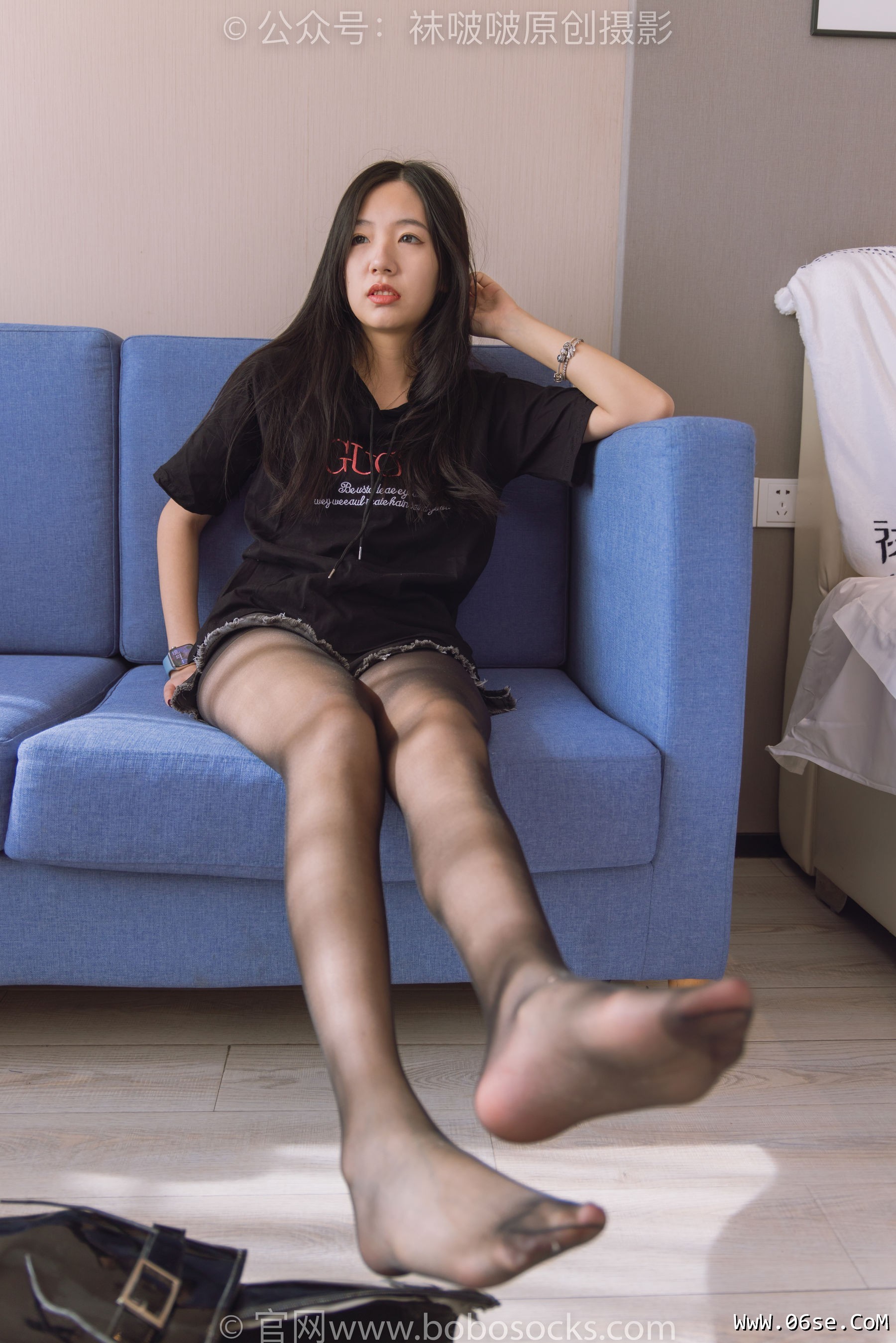 图片[84]-BoBoSocks袜啵啵 No.203 三双靴子、黑丝、网袜[144P]-六色网