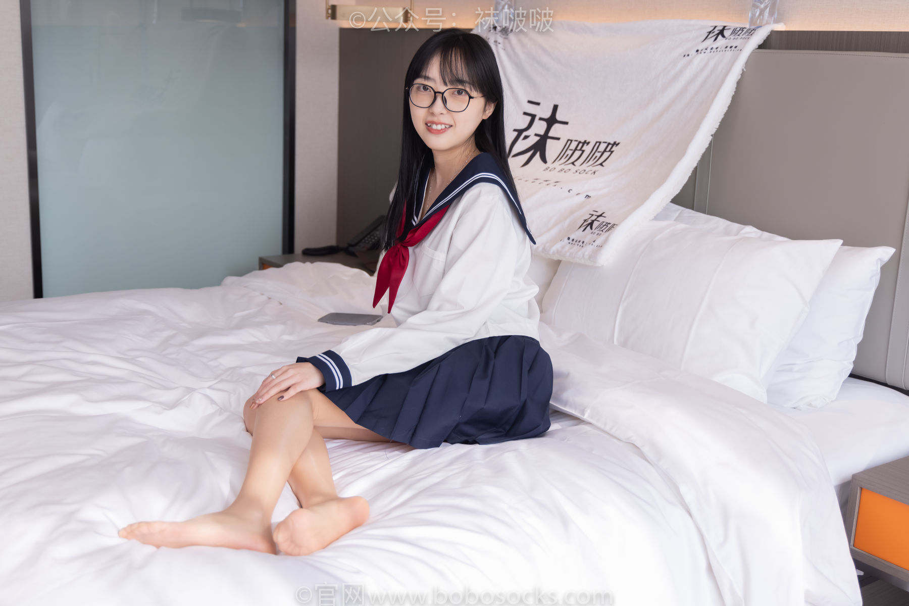 图片[74]-BoBoSocks袜啵啵 积分限定作品005 稚予-JK制服、皮鞋、油亮肉丝、踩蛋糕[133P]-六色网