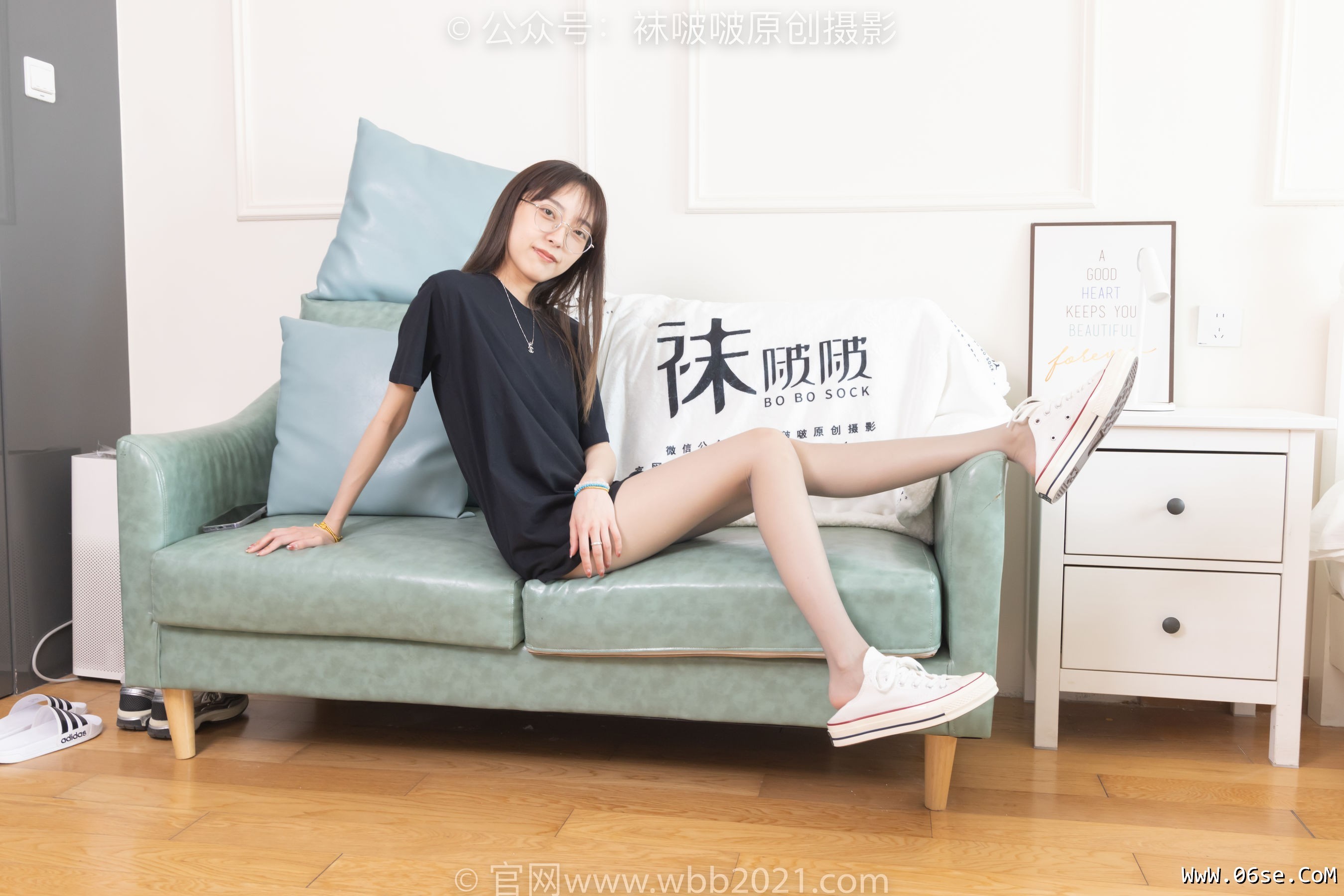 图片[84]-BoBoSocks袜啵啵 No.379 稚予 -板鞋、灰丝[140P]-六色网