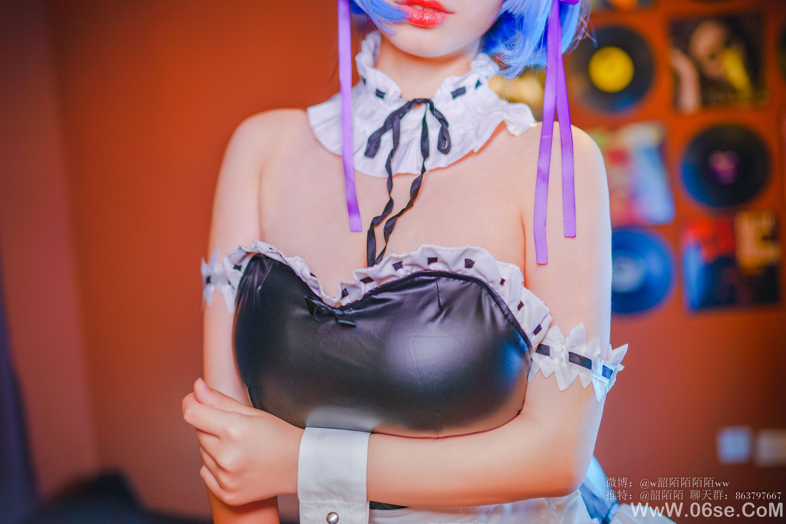 图片[11]-Cosplay美女韶陌陌 雷姆[33P]-六色网