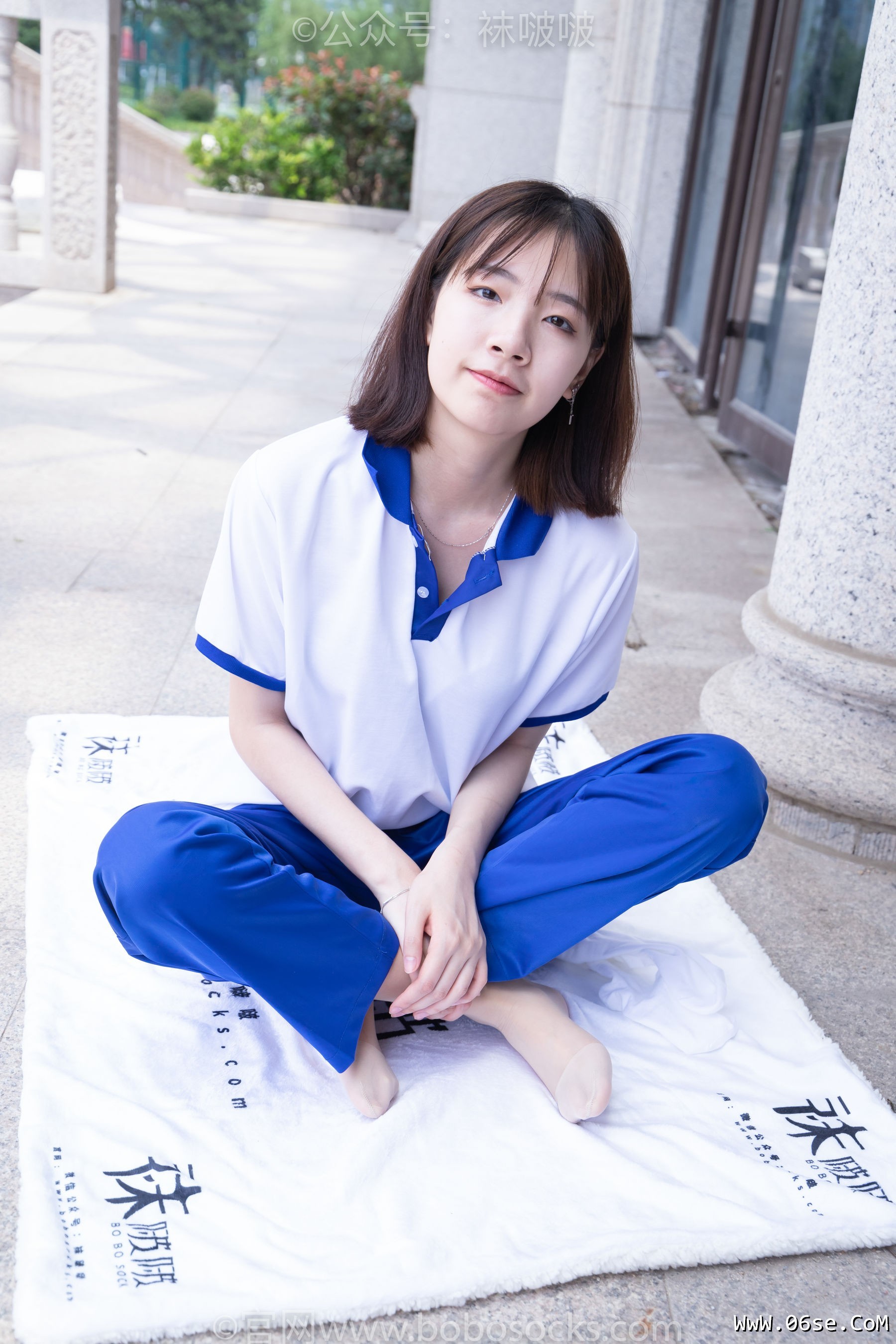 图片[117]-BoBoSocks袜啵啵 No.022 小甜豆-校服、贝壳头、白棉袜、肉丝[140P]-六色网