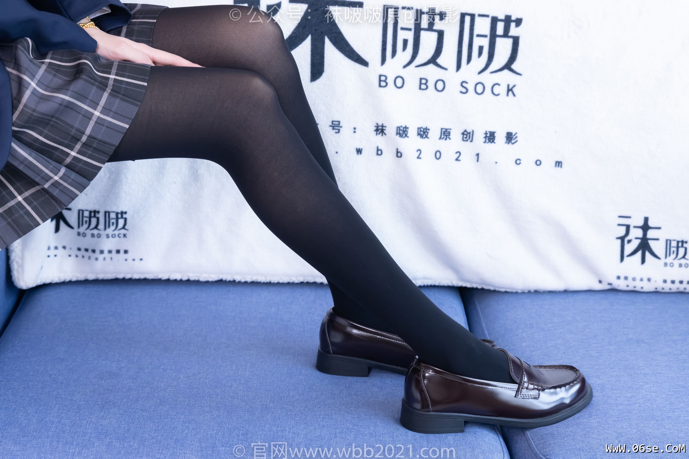 图片[163]-BoBoSocks袜啵啵 No.432 稚予 -皮鞋、厚黑丝、jk制服[184P]-六色网