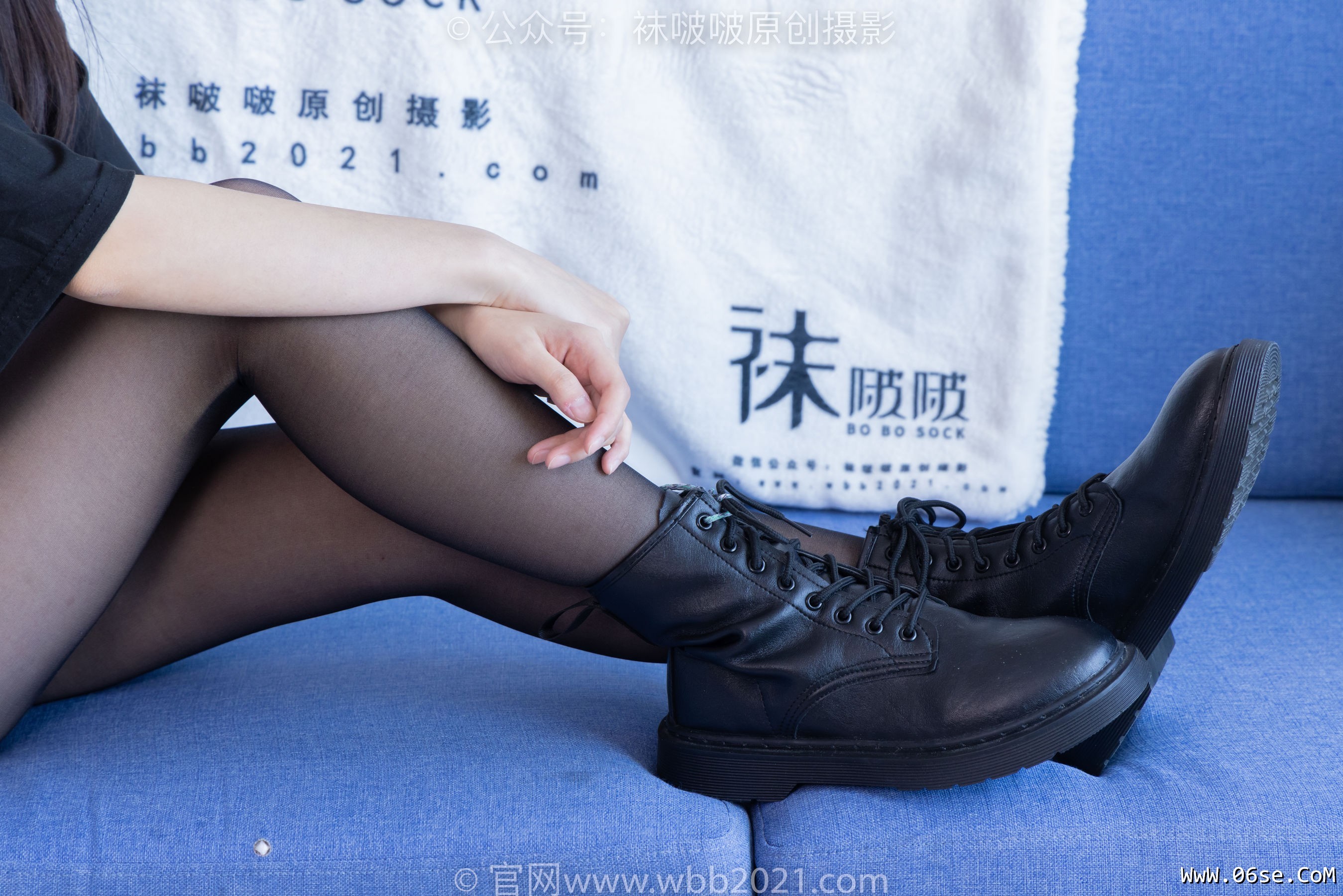 图片[68]-BoBoSocks袜啵啵 No.406 甜甜圈 -马丁靴、黑丝[150P]-六色网