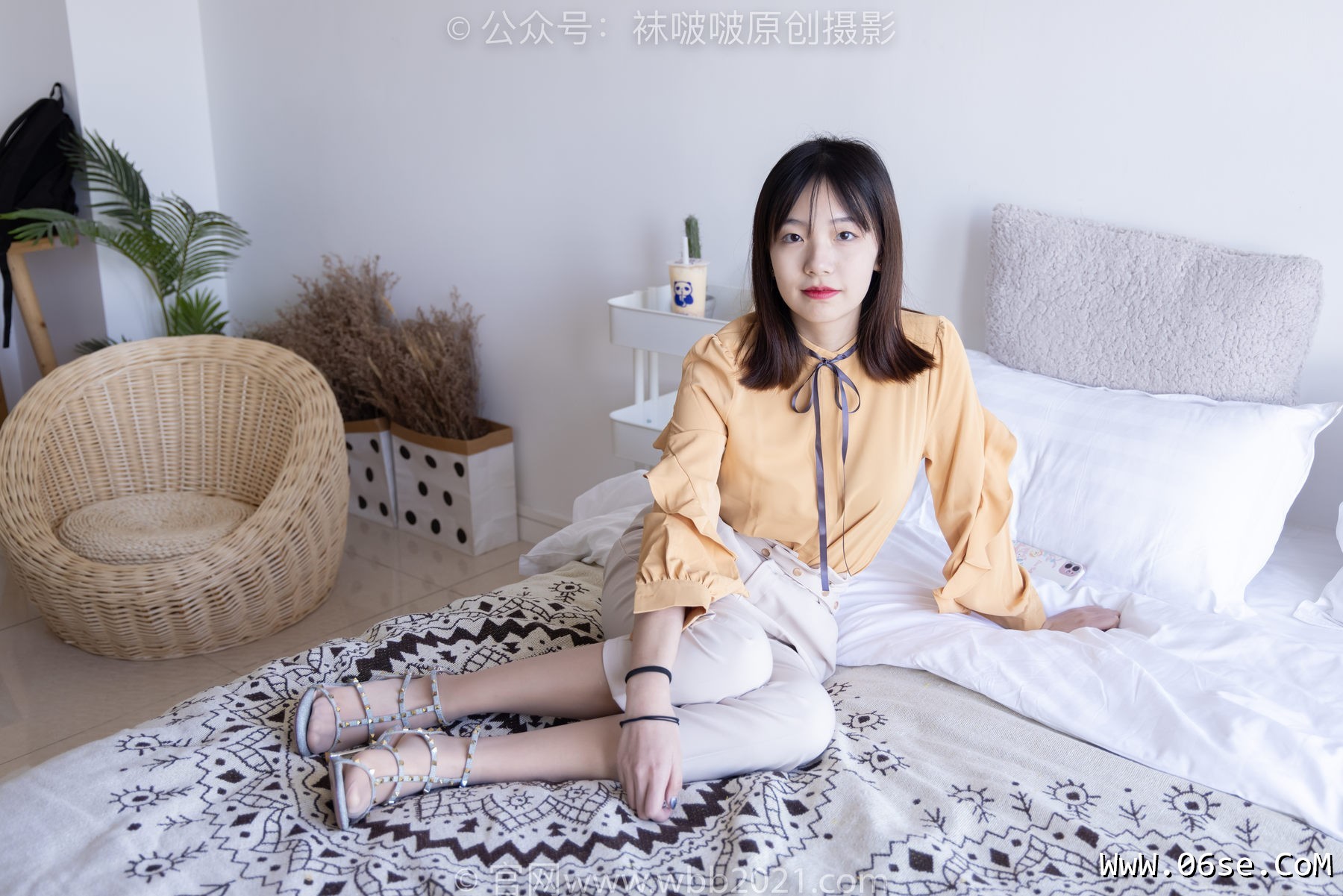 图片[87]-BoBoSocks袜啵啵 No.240 小甜豆-三双高跟鞋、肉丝、裸足[156P]-六色网