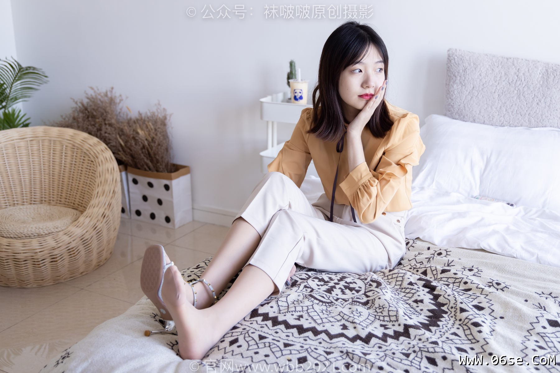 图片[97]-BoBoSocks袜啵啵 No.240 小甜豆-三双高跟鞋、肉丝、裸足[156P]-六色网