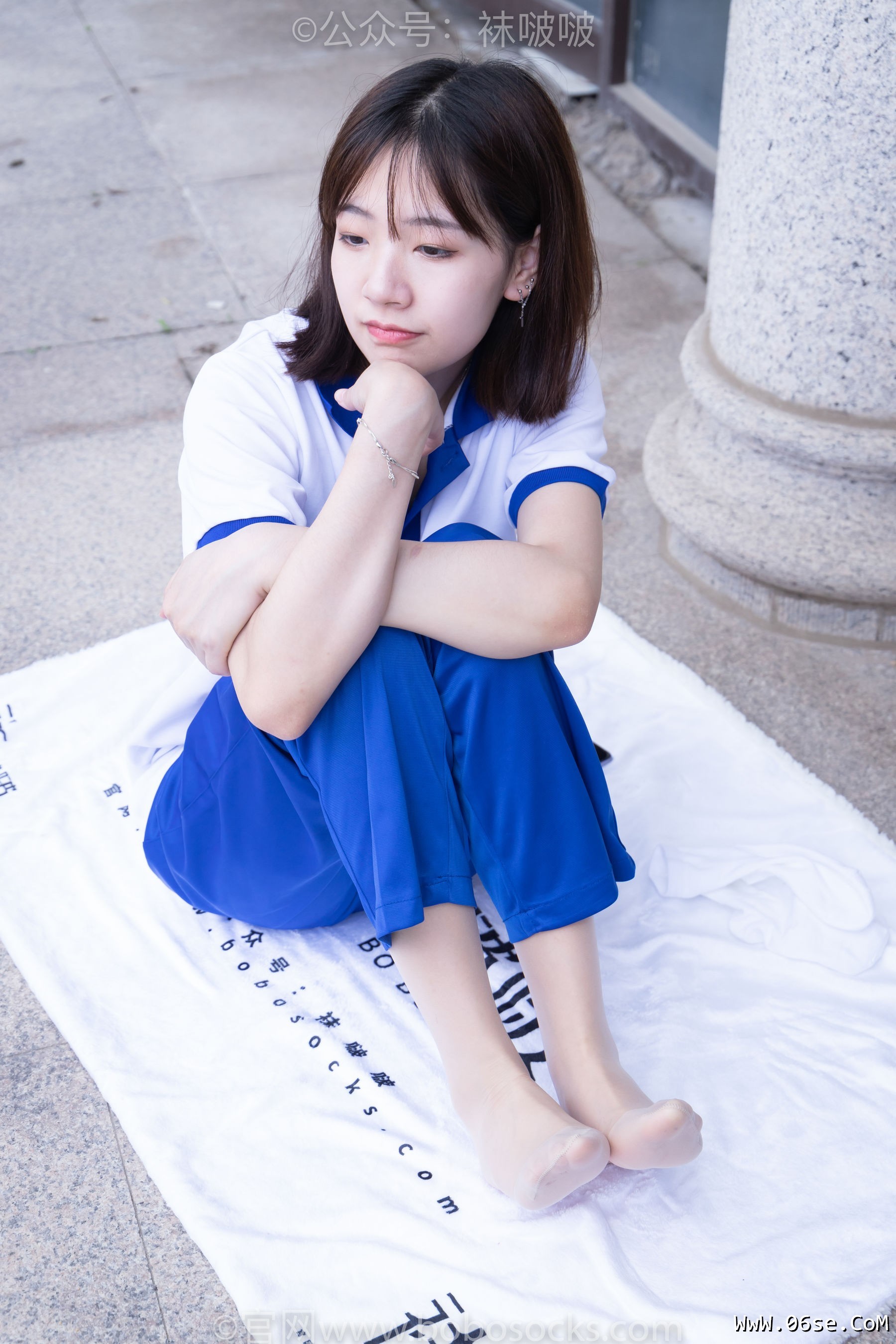图片[90]-BoBoSocks袜啵啵 No.022 小甜豆-校服、贝壳头、白棉袜、肉丝[140P]-六色网