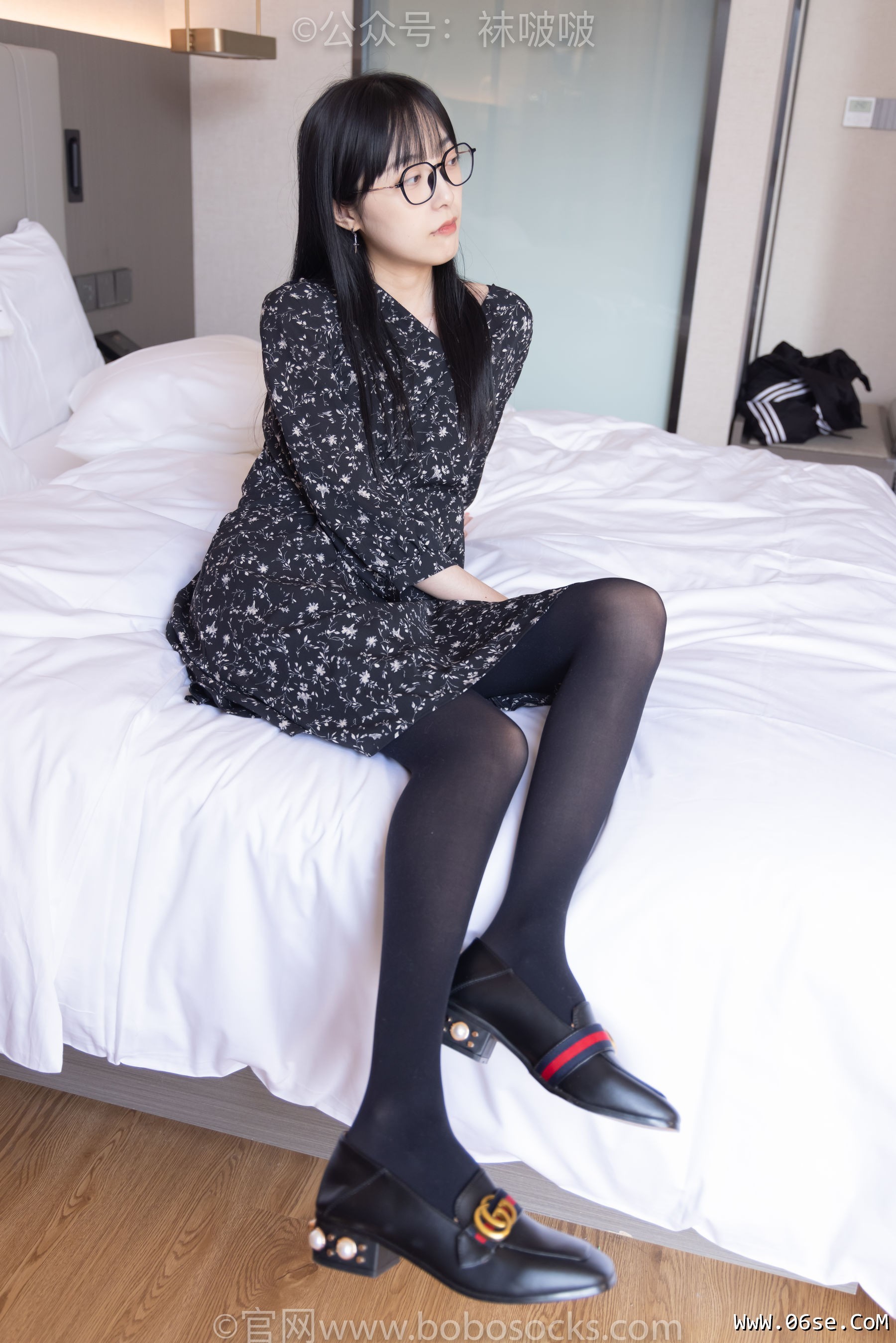 图片[19]-BoBoSocks袜啵啵 No.064 稚予-平底鞋、厚黑丝[137P]-六色网