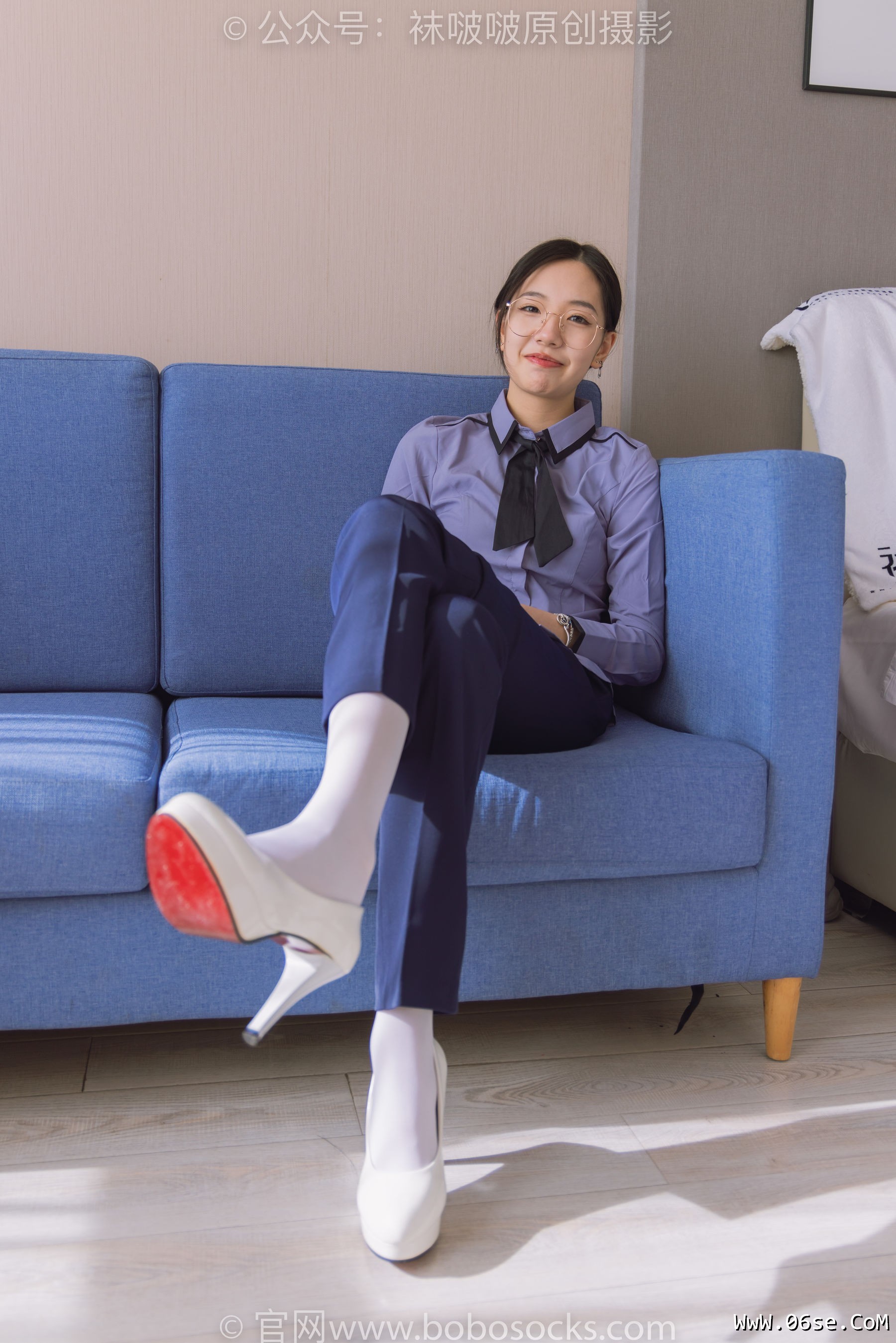 图片[74]-BoBoSocks袜啵啵 No.178 小甜豆-高跟鞋、厚白丝、ol风裤里丝[140P]-六色网