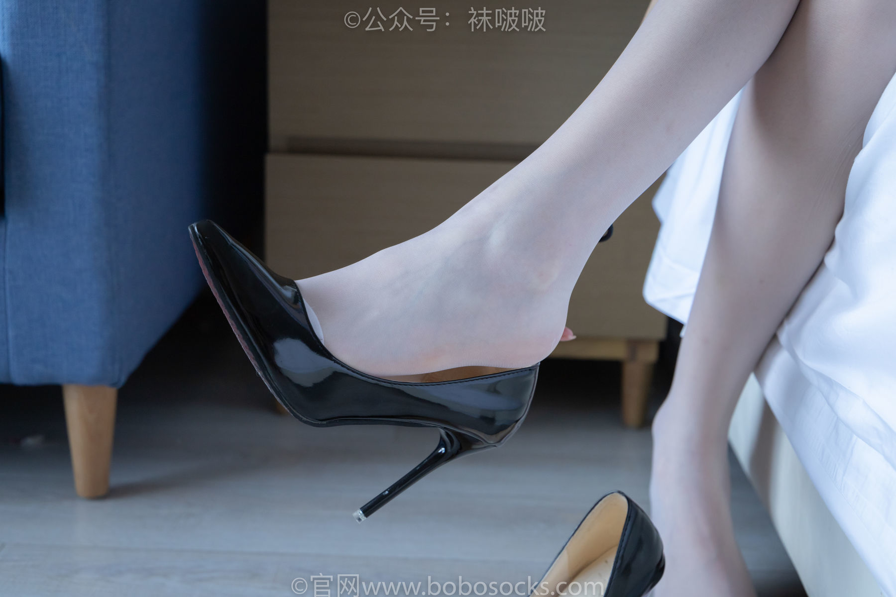 图片[62]-BoBoSocks袜啵啵 No.066 小甜豆-女仆装、高跟鞋、薄白丝[134P]-六色网